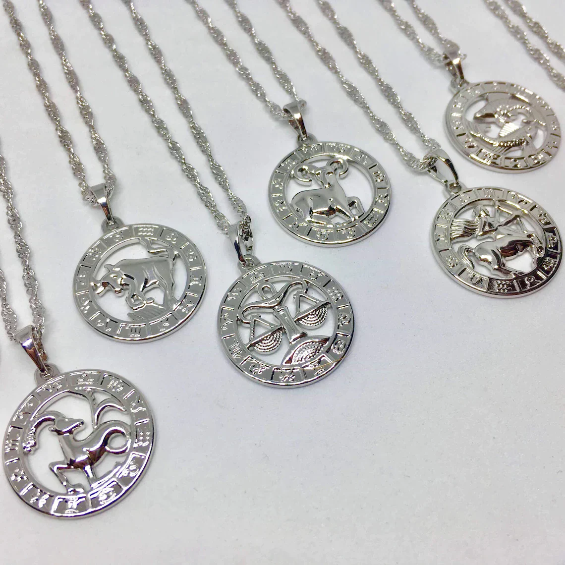 12 Constellation Zodiac Sign Necklace - Image 4