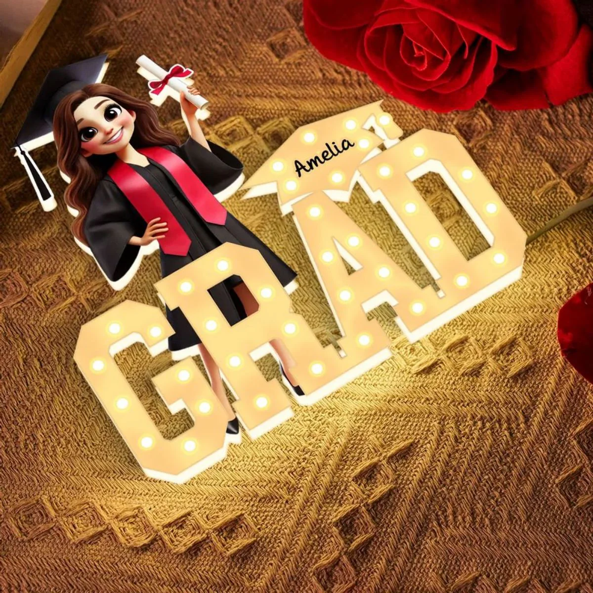 2025 Graduation Marquee Letters Personalized Light Box, Graduation Gift - Image 4