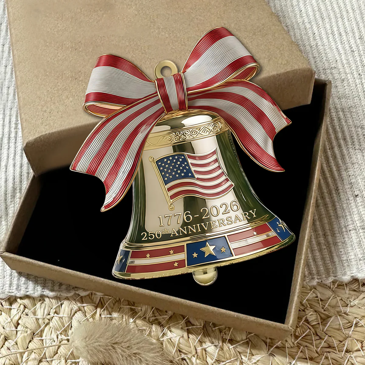 250 years of America Anniversary Liberty Bell Ornament 1776–2026 Patriotic - Image 5