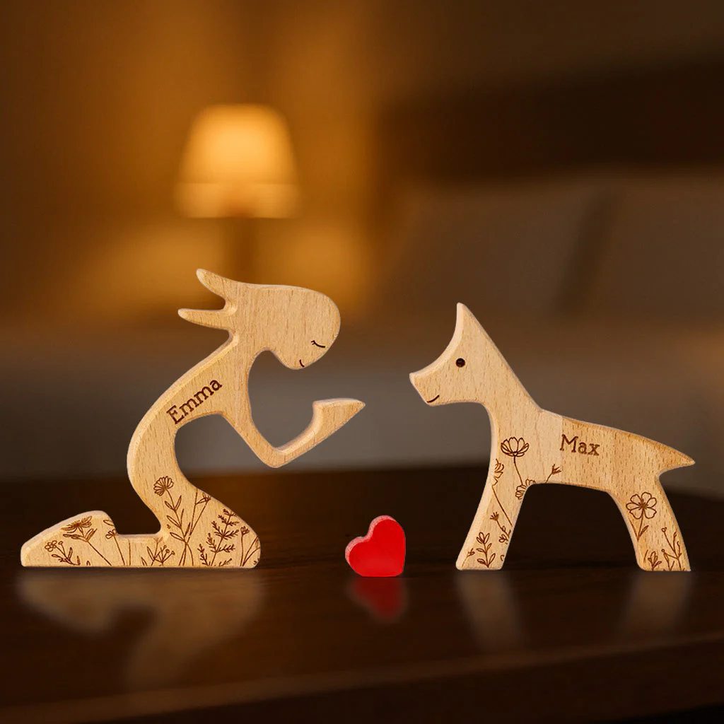 A Girl And Her Dog A Bond That Can't Be Broken - Personalized Custom Wooden Puzzle - Image 4