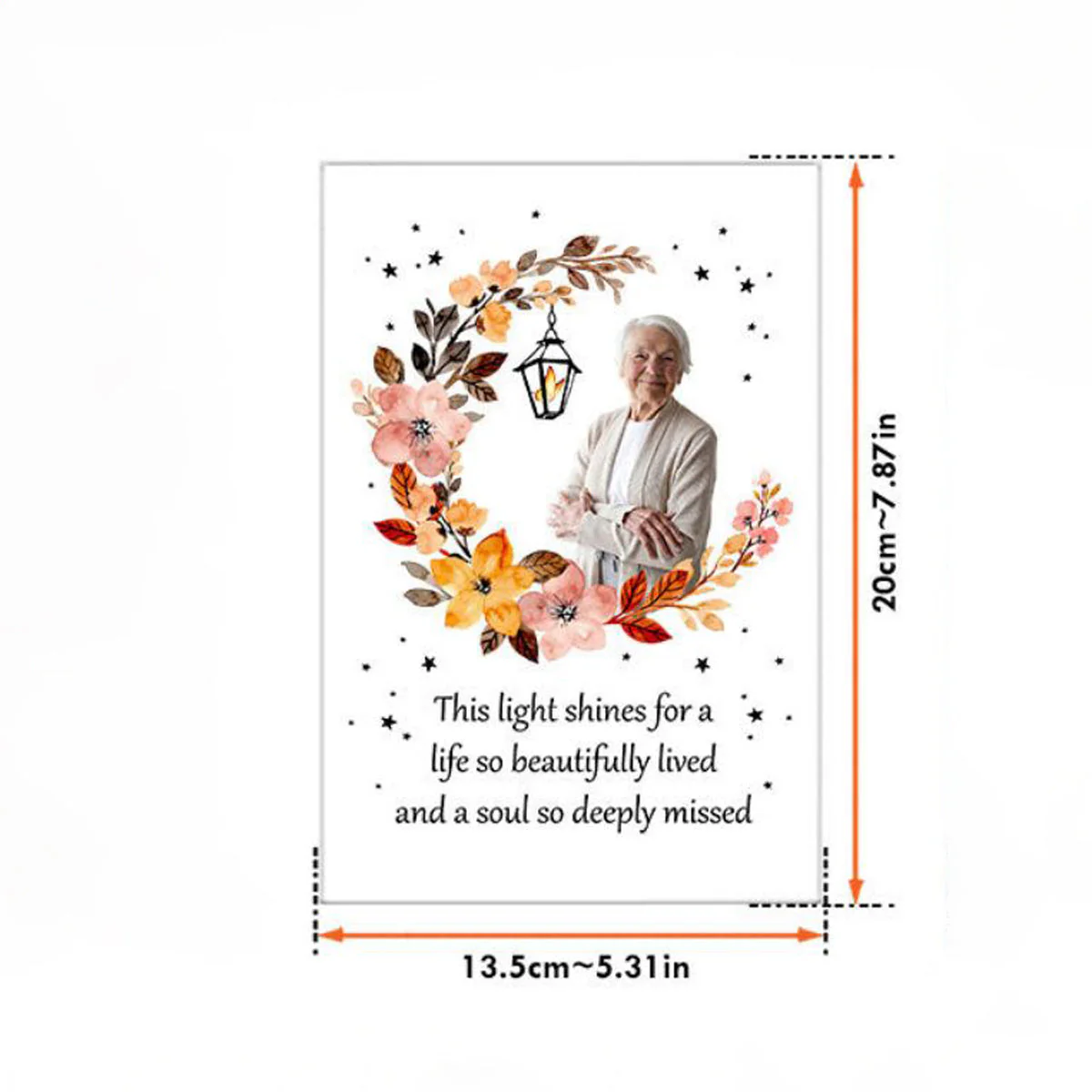 A Light Shines Beautifully - Personalized Photo Frame Light Box - Image 9
