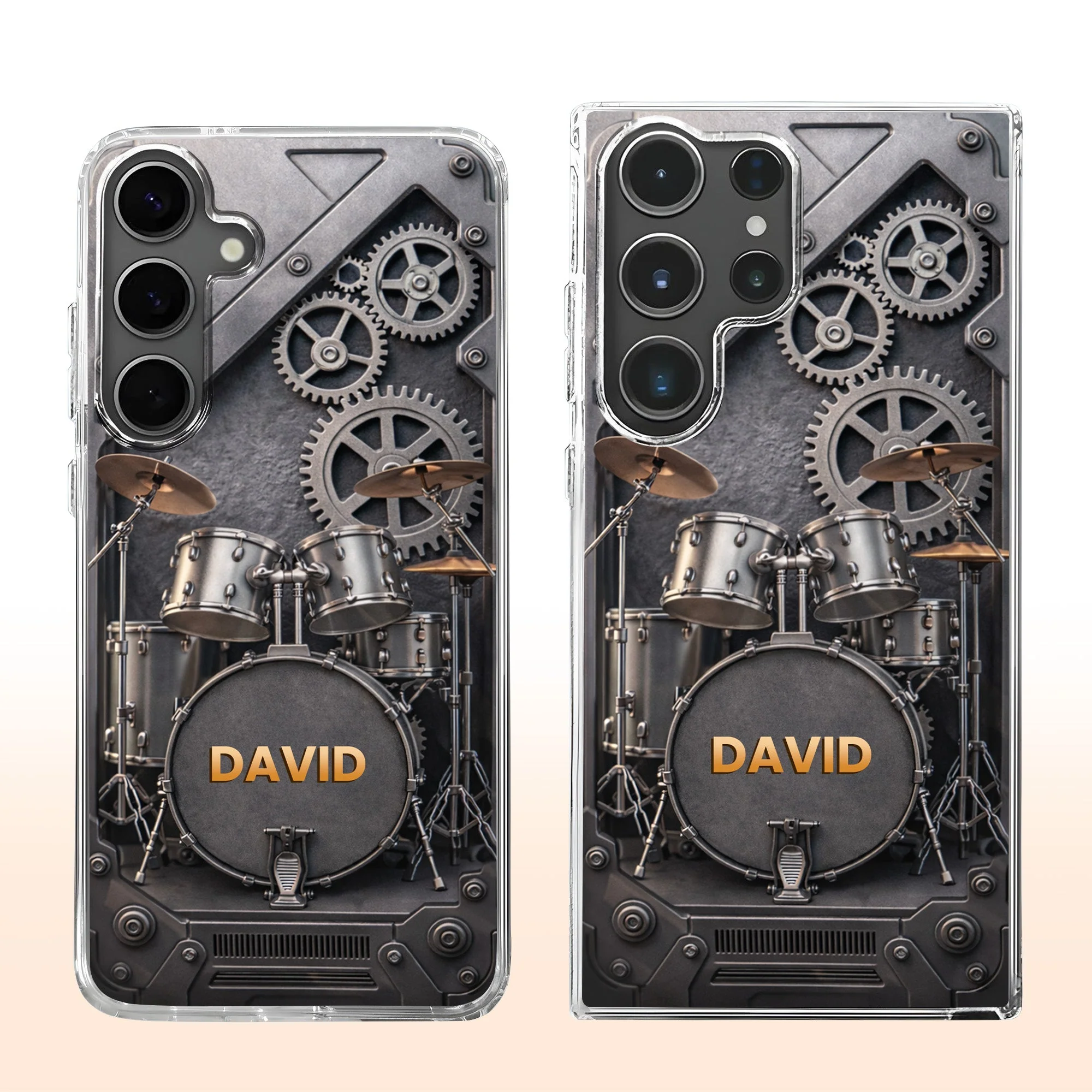 A Passion For Rhythm Drums - Personalized Clear Phone Case, Gift For Musician Lovers - Image 7