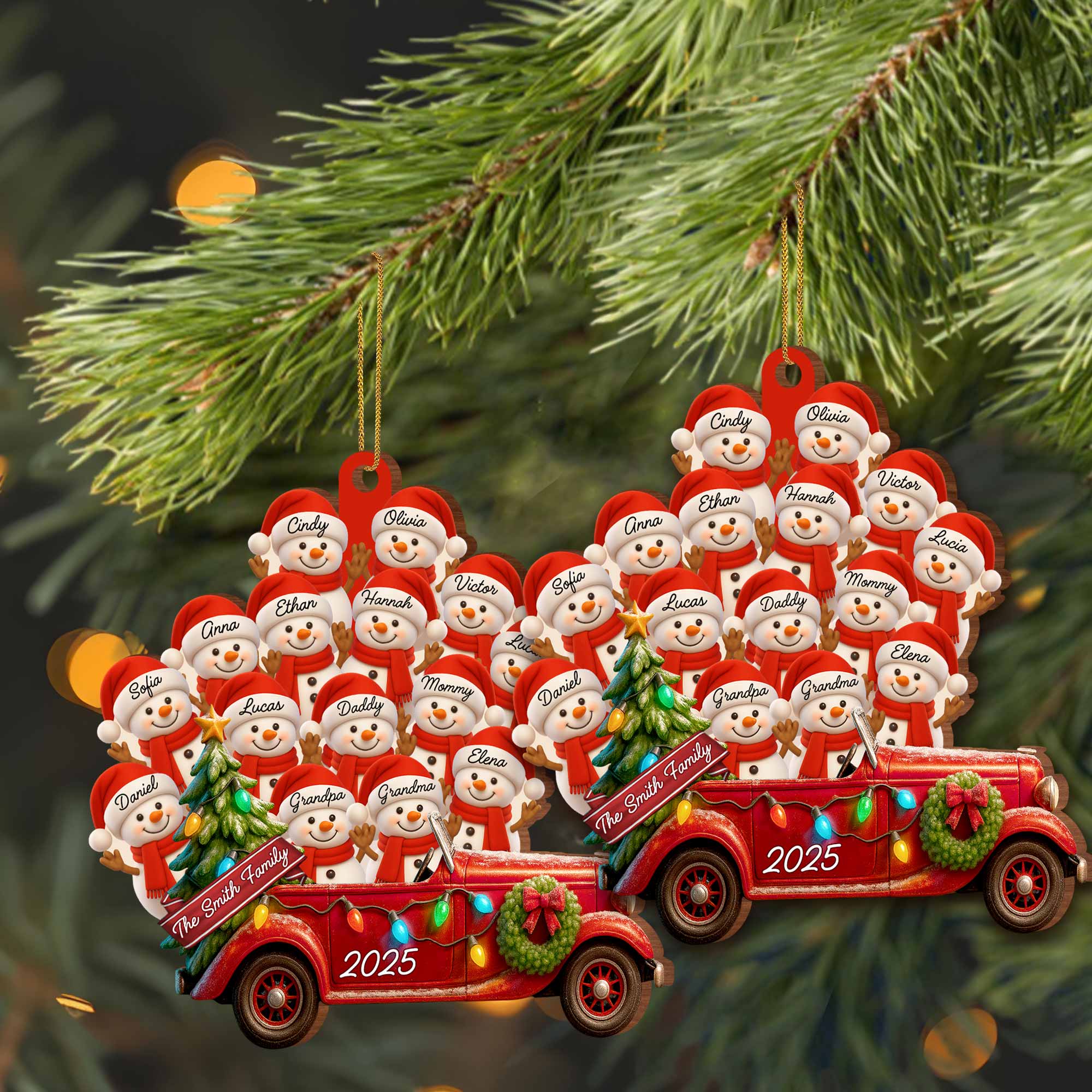 A Special Holiday Season, Personalized Wood Ornament, Gift For Family and Christmas Lovers - Image 6