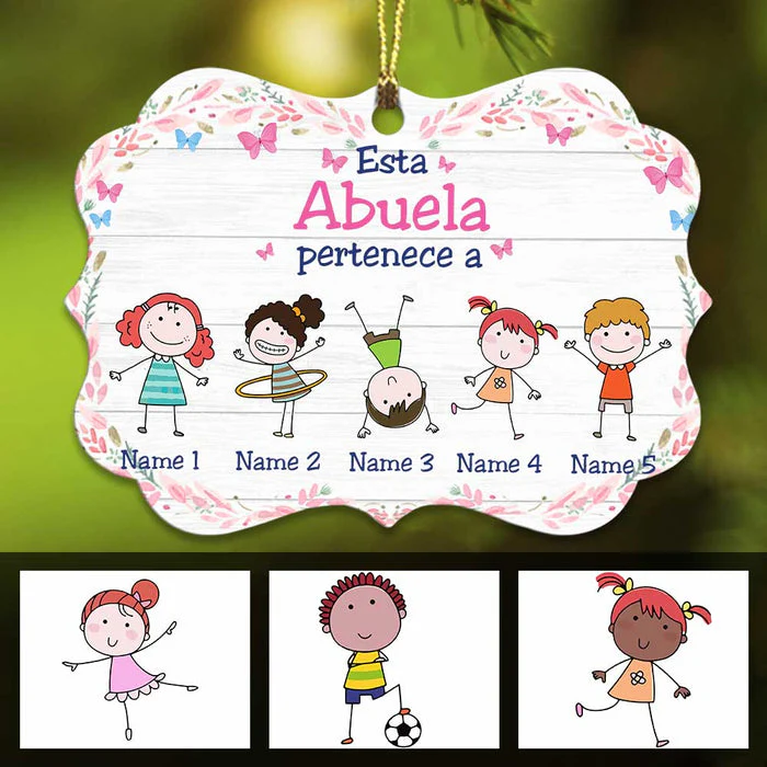 Abuela Spanish Grandma Belongs Benelux Ornament - Image 2