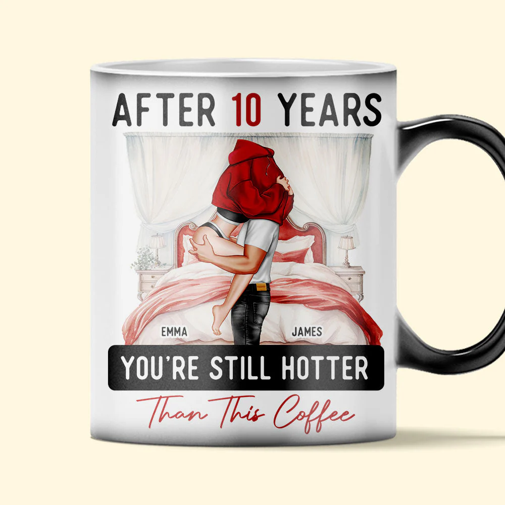 After Years You're Still Hotter Than This Coffee - Personalized Color-Changing Mug Gift - Image 3