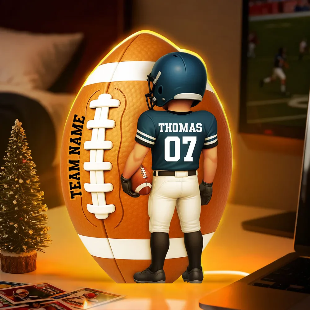 American Football - Personalized Light Box - Unique Christmas Gift - Image 2
