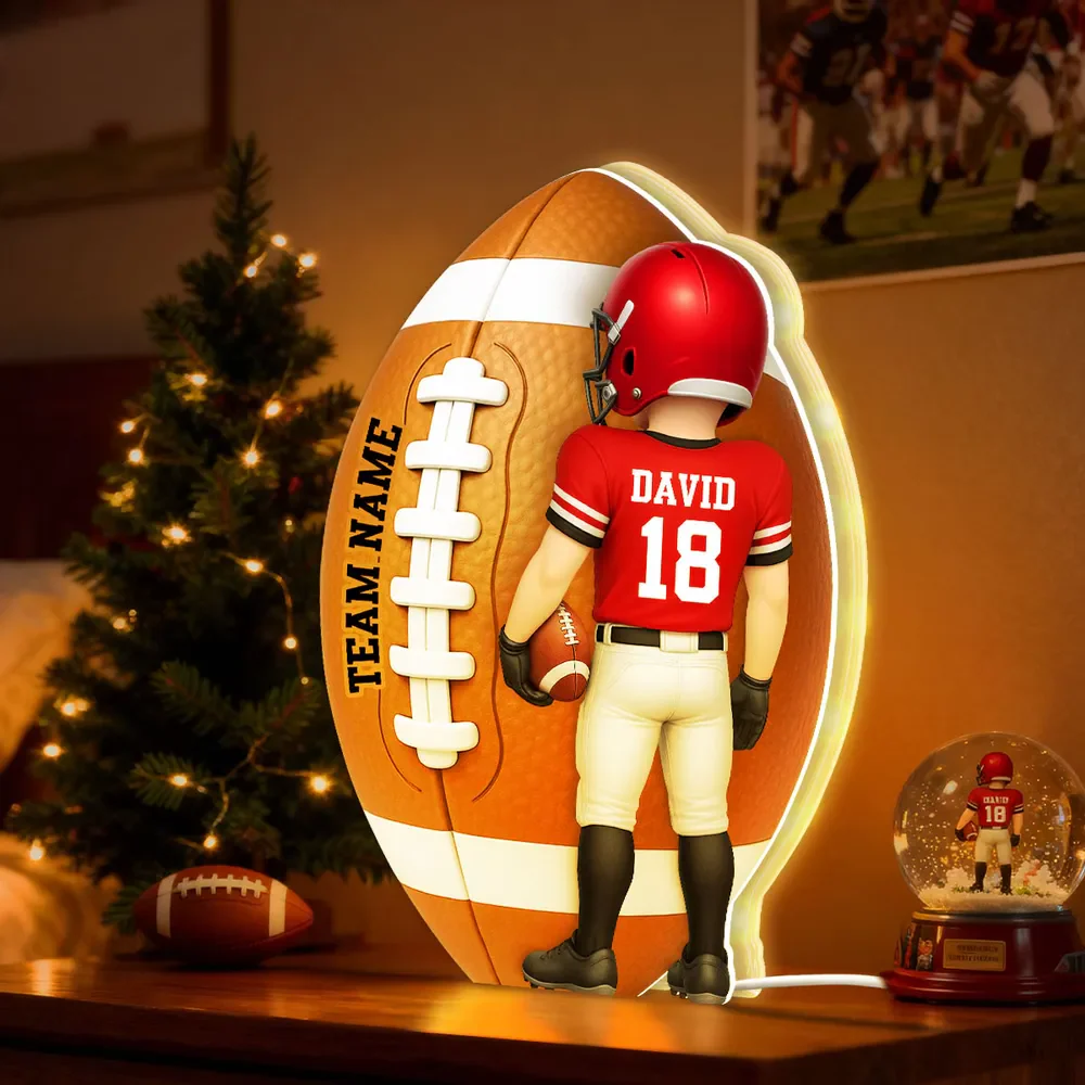 American Football - Personalized Light Box - Unique Christmas Gift - Image 4