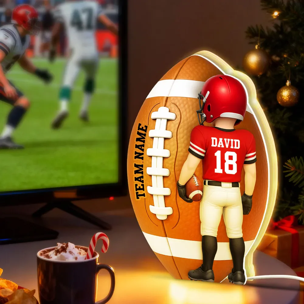 American Football - Personalized Light Box - Unique Christmas Gift - Image 6