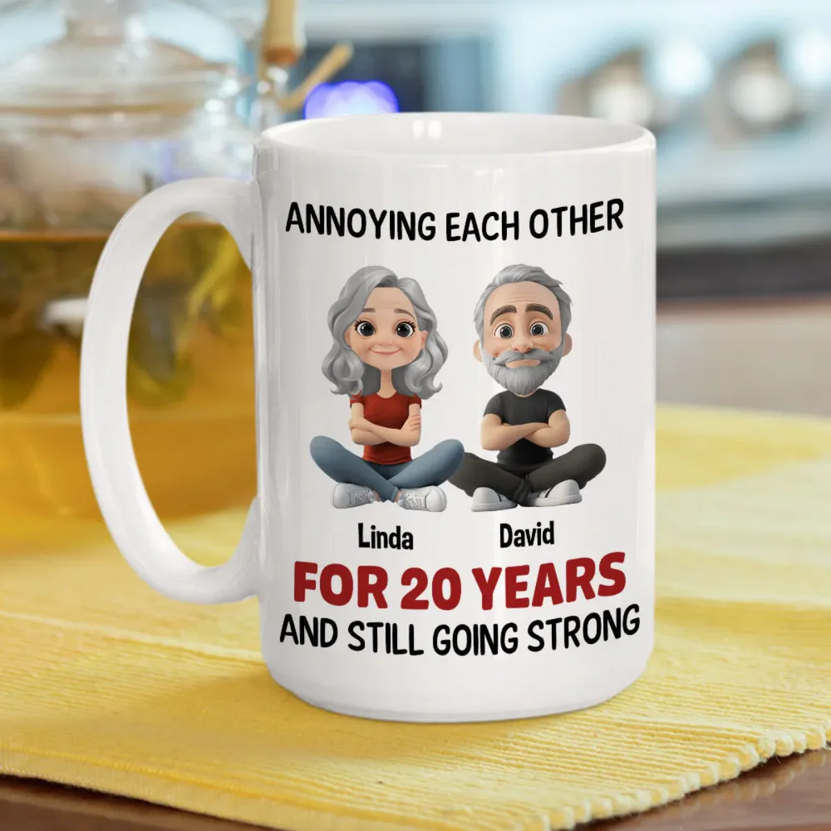 Annoying For Years Couple - Personalized Coffee Mug - Image 7