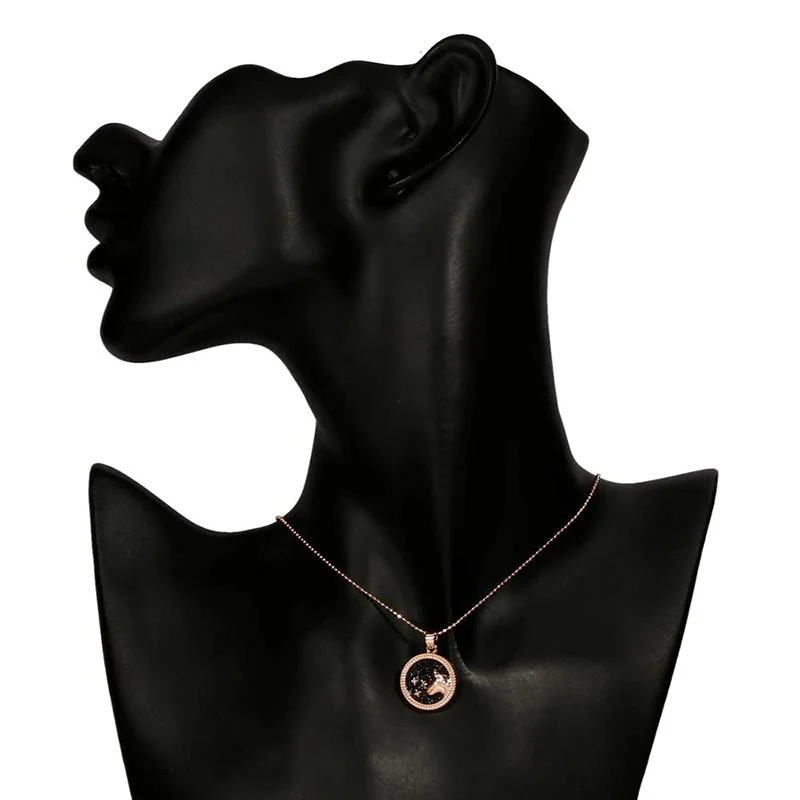 Aquarius-12 Constellation Zodiac Sign Necklace - Image 5
