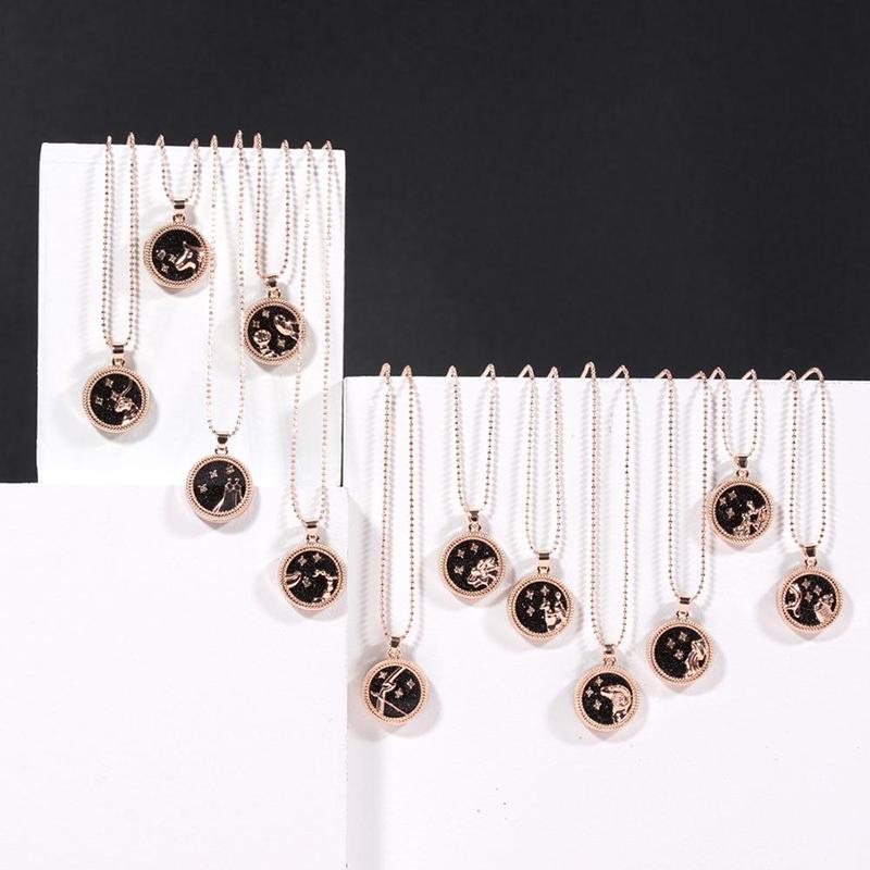 Cancer-12 Constellation Zodiac Sign Necklace - Image 8