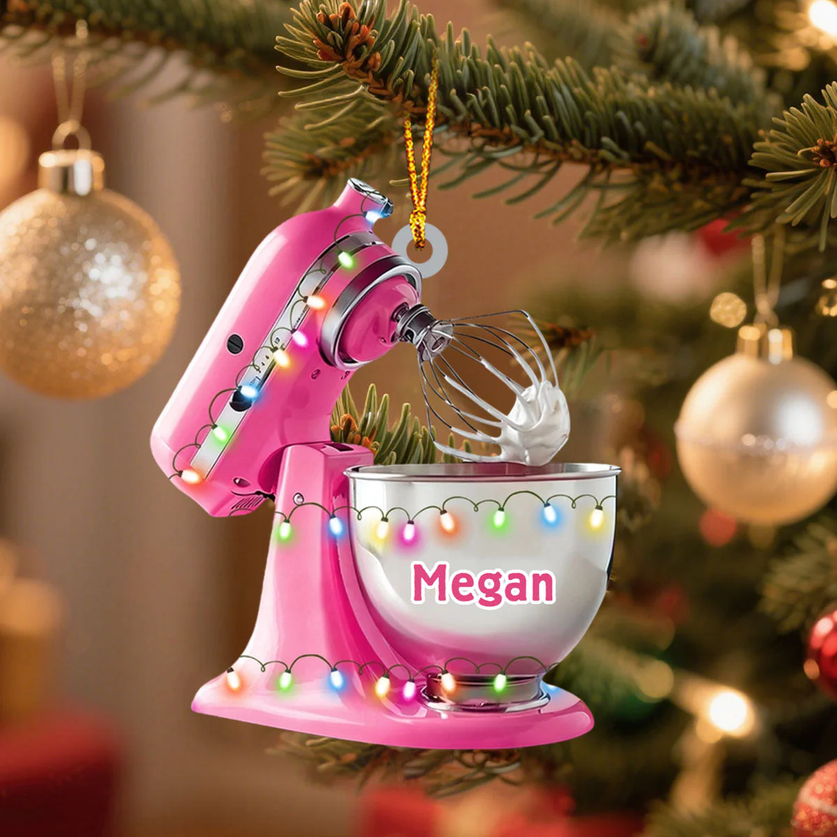 Baker Gift Baking Mixer - Personalized Christmas Ornament - Image 4