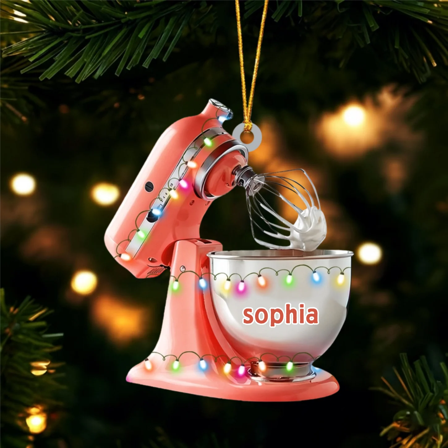 Baker Gift Baking Mixer - Personalized Christmas Ornament - Image 6