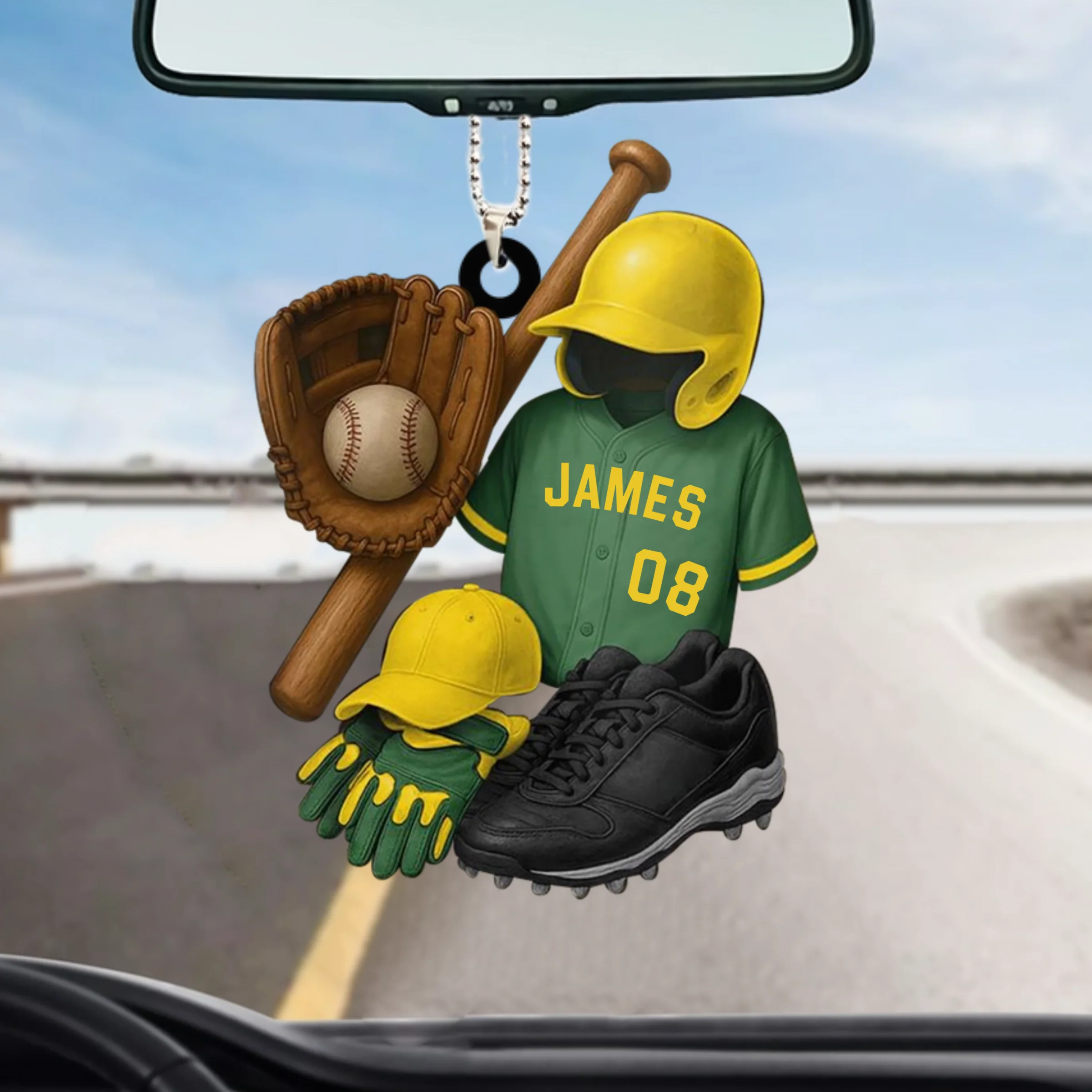 Baseball and Sports Gear - Personalized Arcylic Ornament Gift For Sports Enthusiasts - Image 3