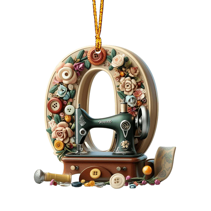 Beautiful Sewing Letter Shaped Ornament - Image 20
