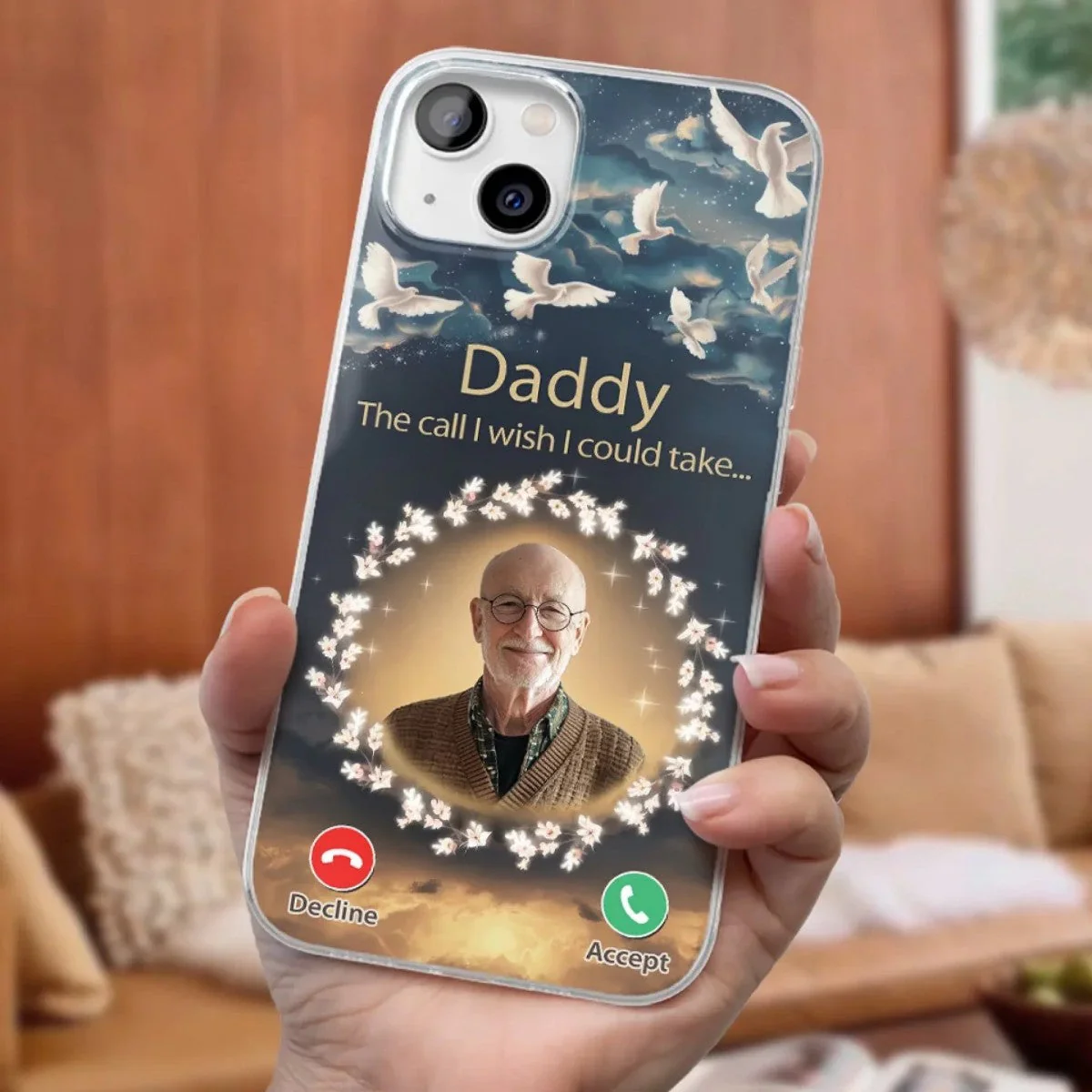 Because Every Memory Deserves A Special Place - Memorial Personalized Phone Case - Image 2