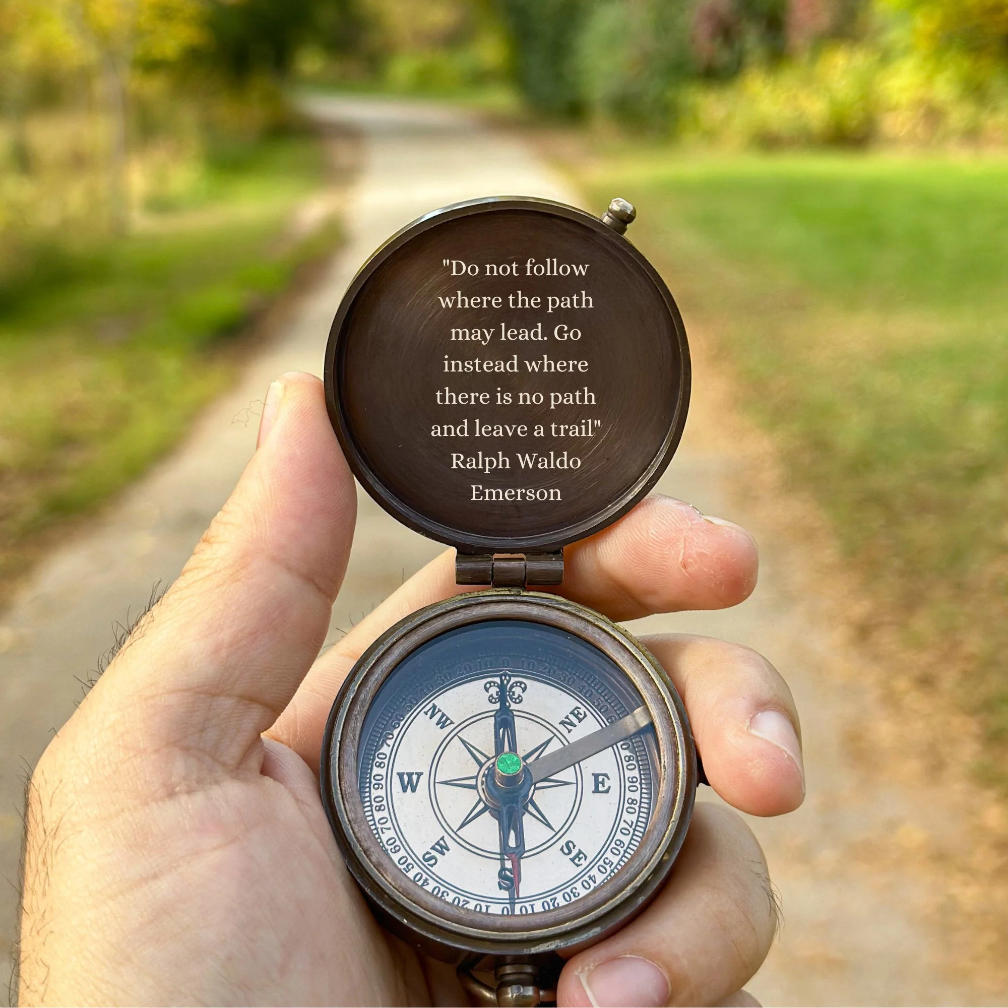Behind You All Your Memories, Before You All Your Dreams Personalized Compass, Graduation Gift - Image 4