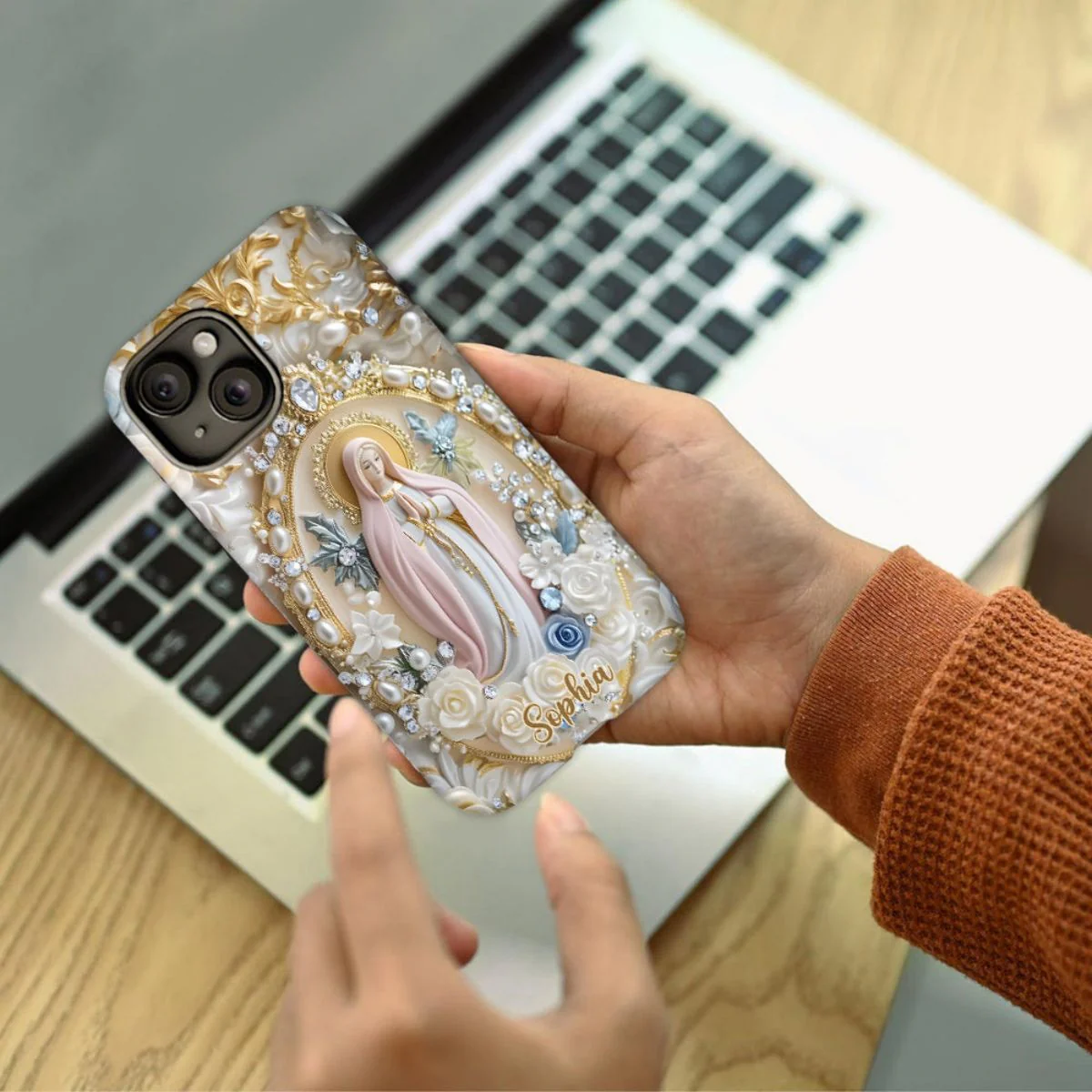 Believer - Personalized Christian Full Print Phone Case - Image 8
