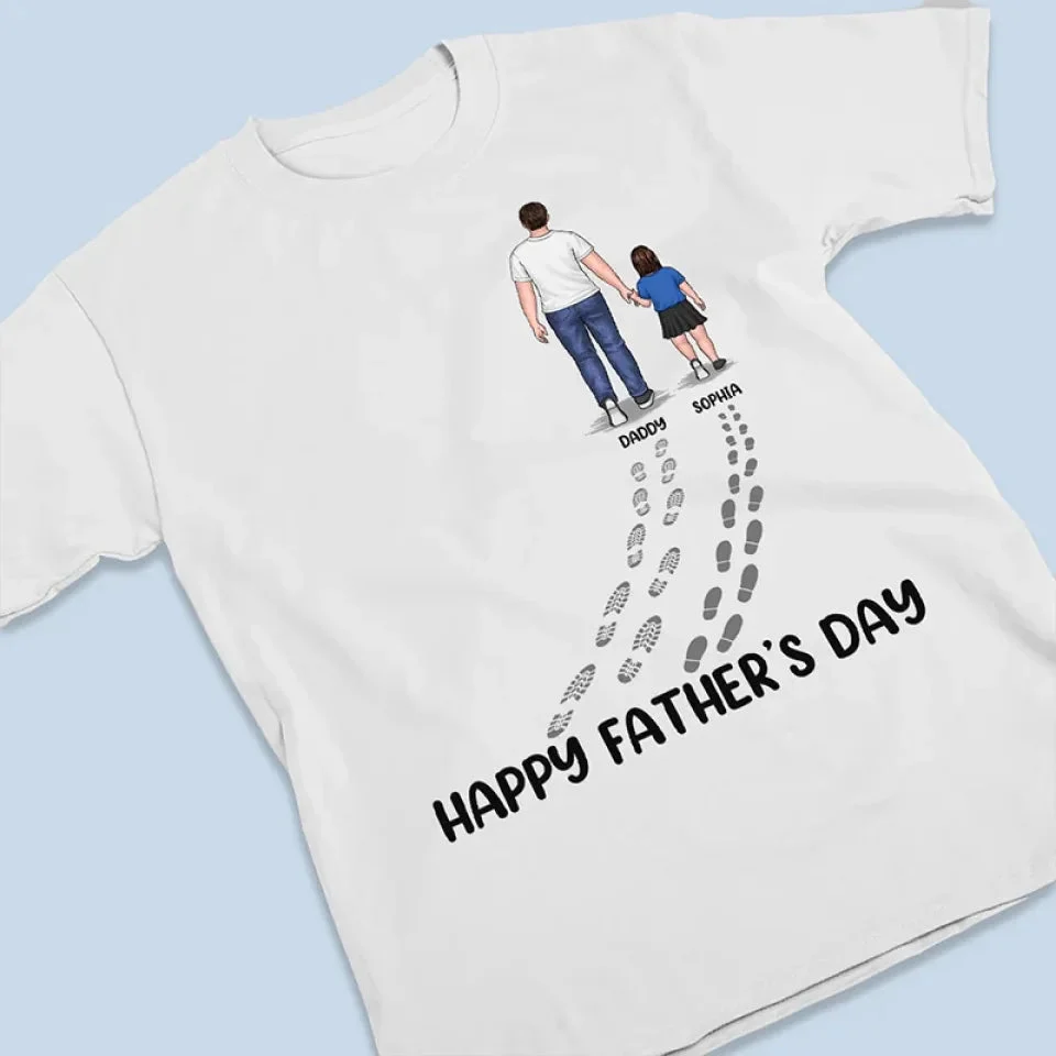 Best Dad Ever - Family Personalized Custom Unisex T-shirt - Father's Day, Birthday Gift For Dad - Image 4