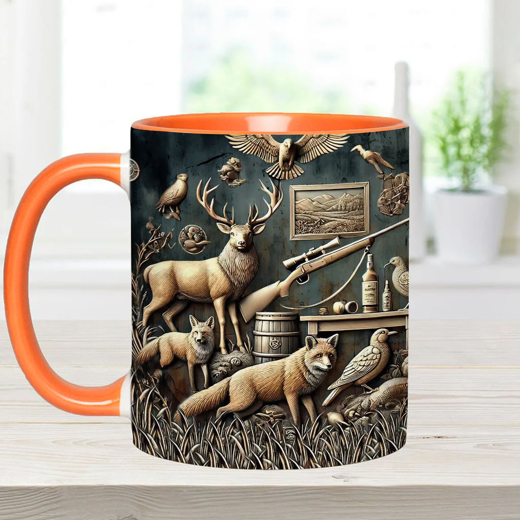 Best Hunter - Personalized Hunting Accent Mugs - Image 10