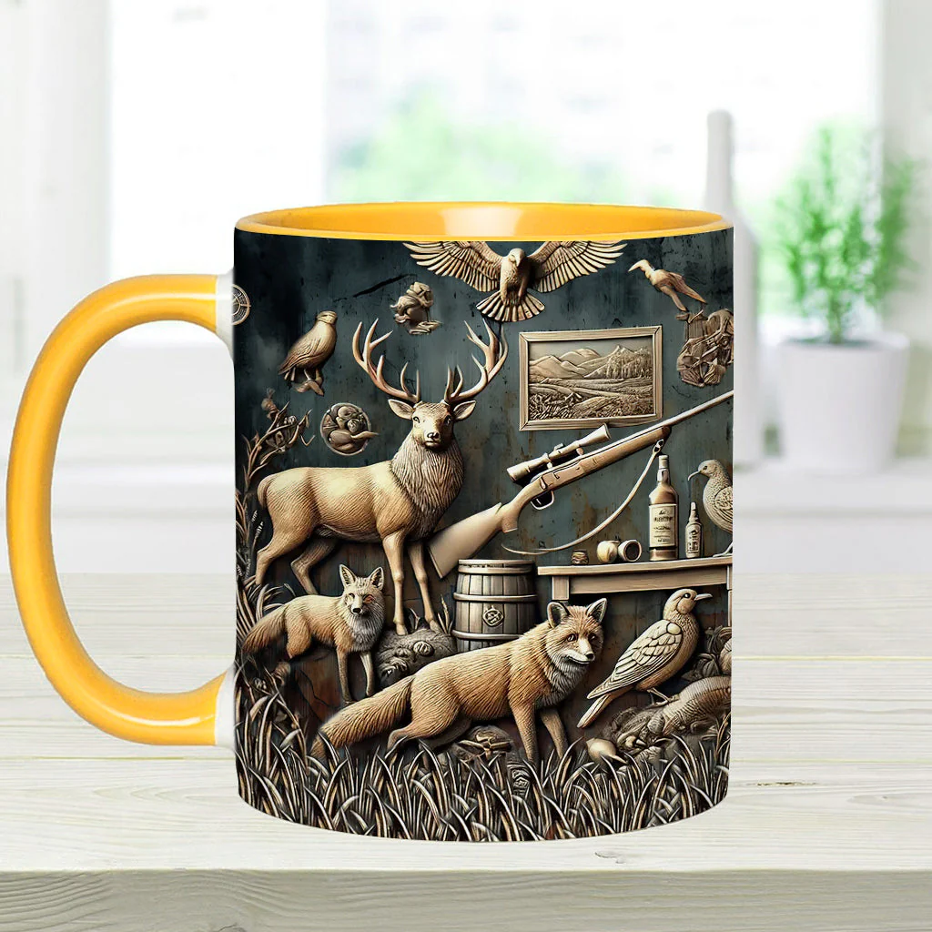 Best Hunter - Personalized Hunting Accent Mugs - Image 13