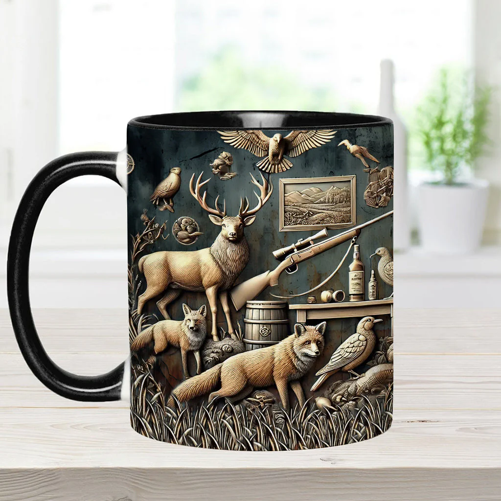 Best Hunter - Personalized Hunting Accent Mugs - Image 3