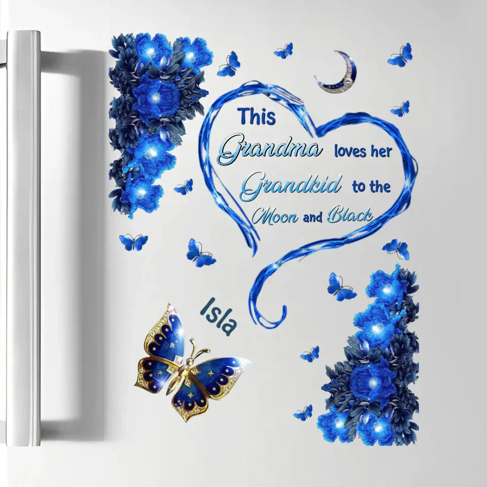 Blessed To Be Called Nana Butterfly Personalized Decal - Image 2