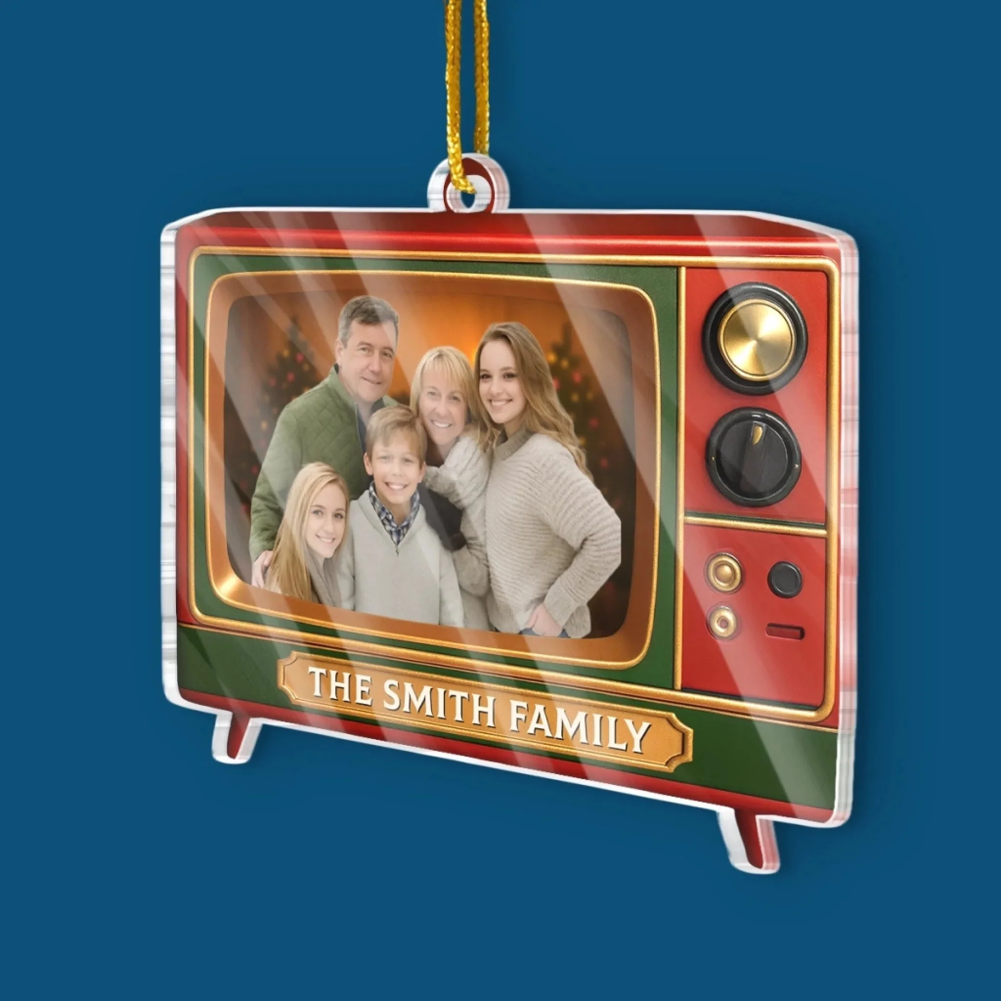 Bringing Family Moments To Screen - Custom Photo Acrylic Ornament - Personalized Christmas Gifts - Image 4