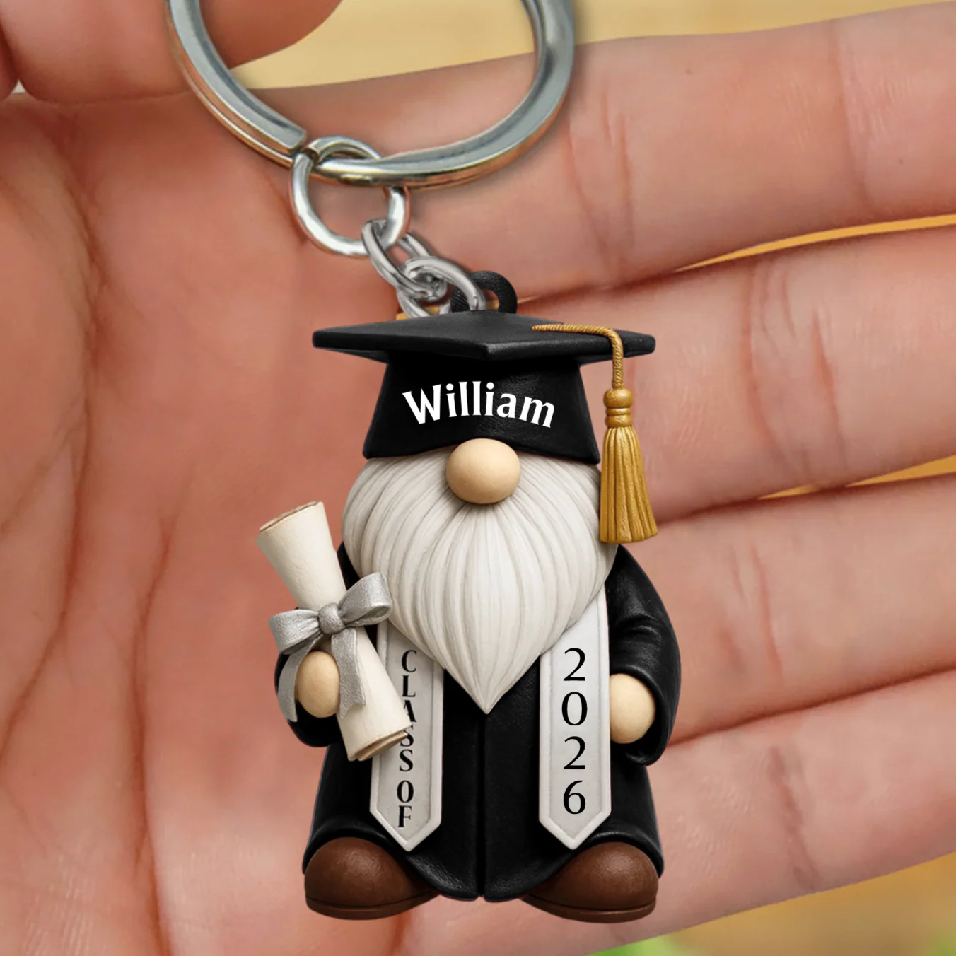 Celebrate Academic Achievements - Class Of 2026 Personalized Acrylic Keychain - Image 3