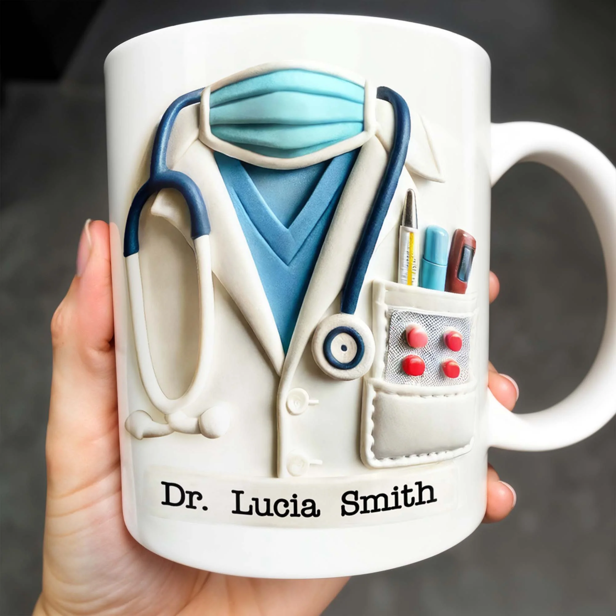 Celebrate Everyday Heroes With Medical Professional Gifts, Personalized Custom Coffee Mug - Image 2