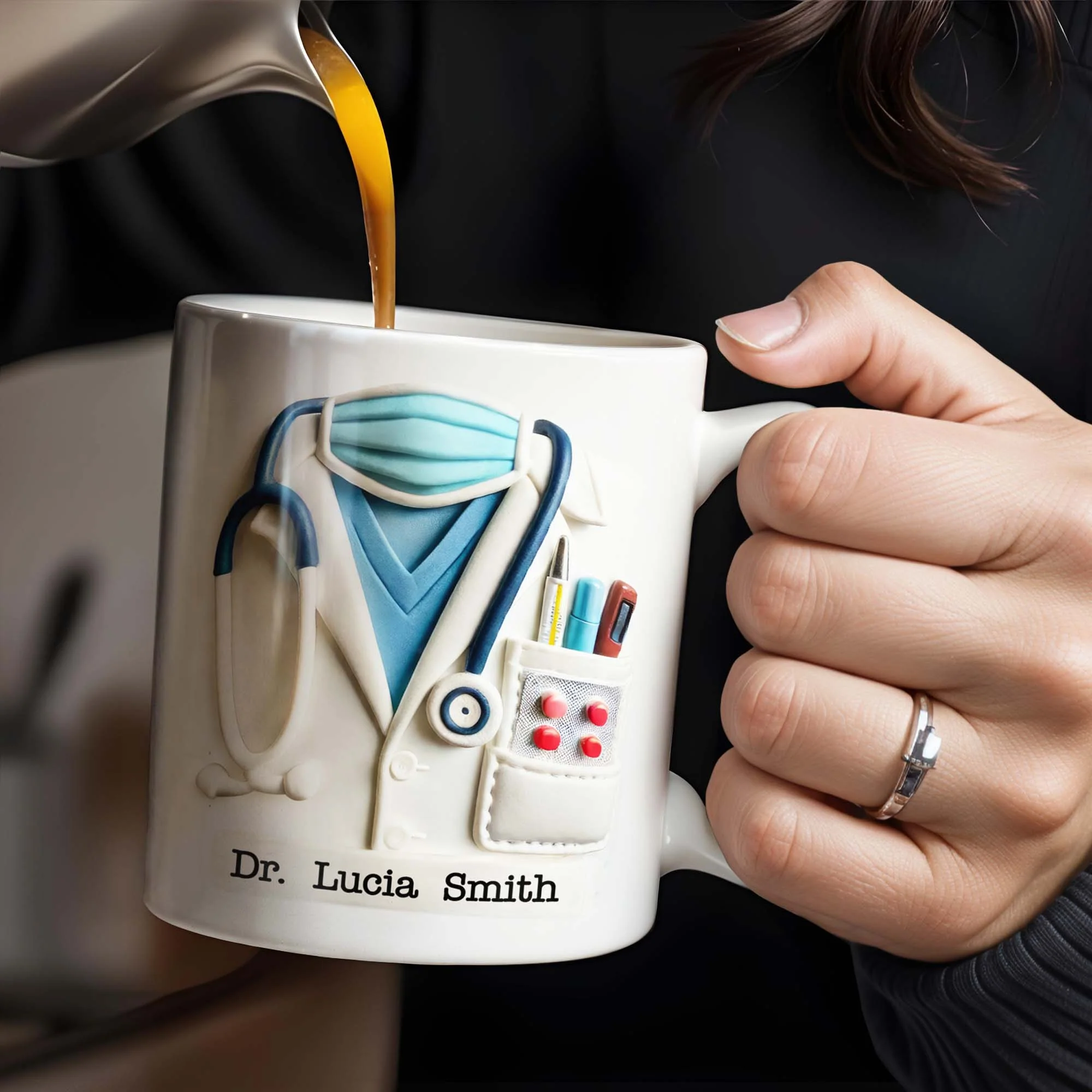 Celebrate Everyday Heroes With Medical Professional Gifts, Personalized Custom Coffee Mug - Image 3
