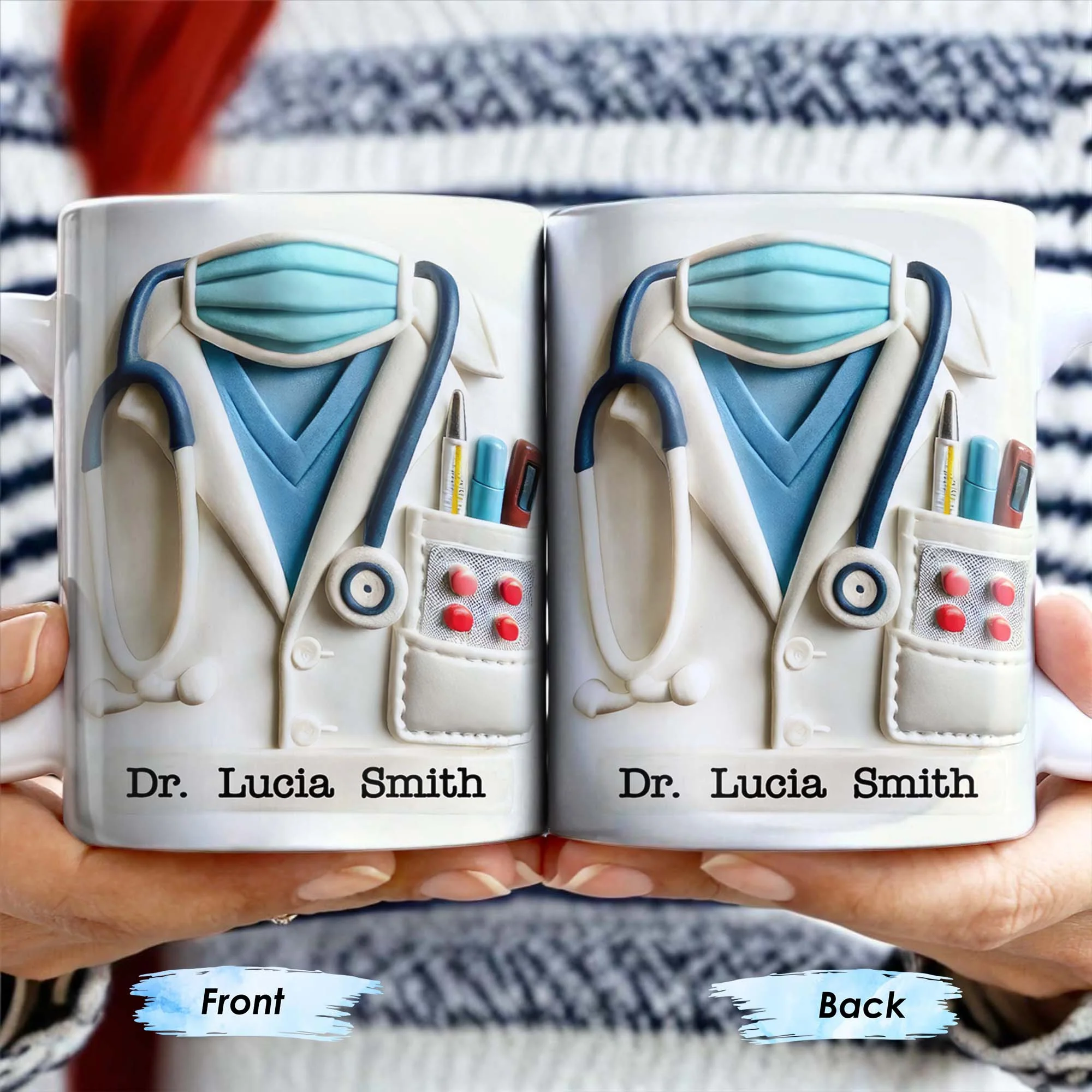 Celebrate Everyday Heroes With Medical Professional Gifts, Personalized Custom Coffee Mug - Image 5