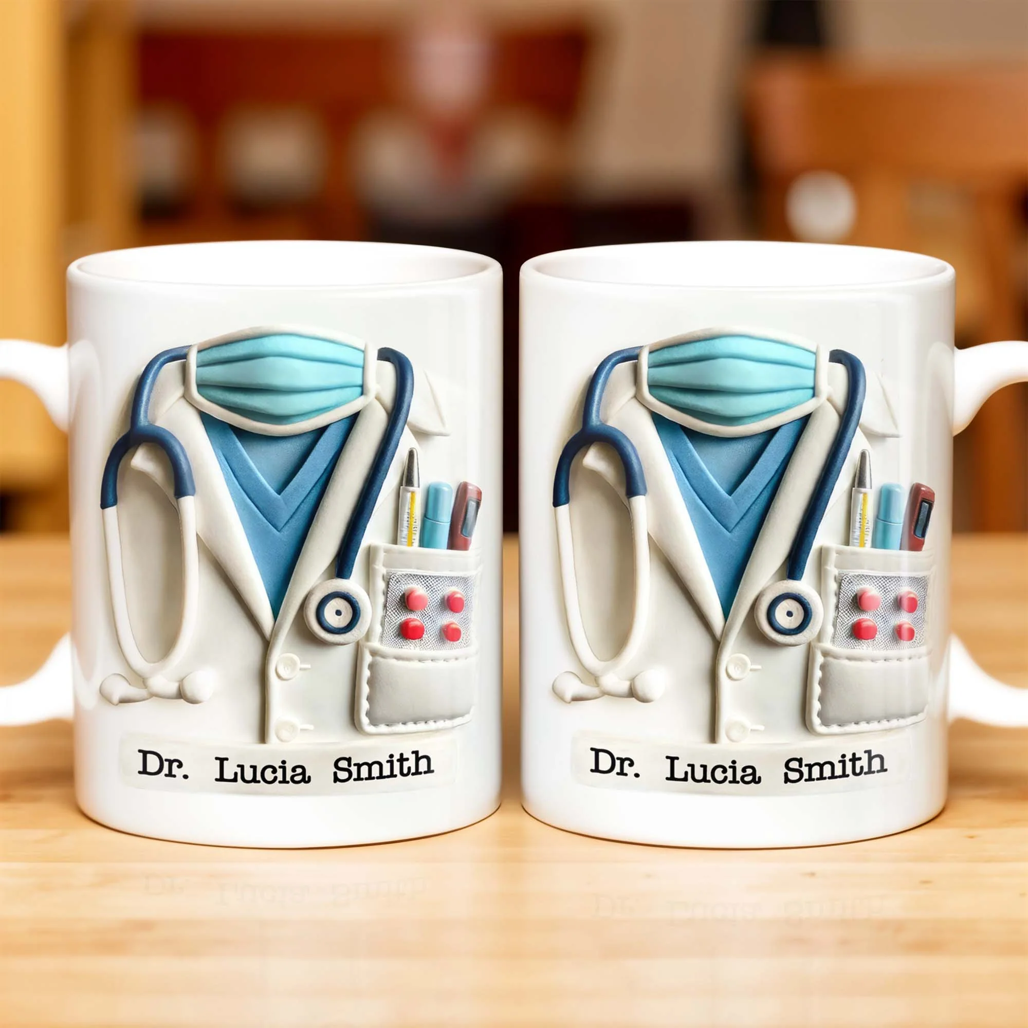 Celebrate Everyday Heroes With Medical Professional Gifts, Personalized Custom Coffee Mug - Image 6