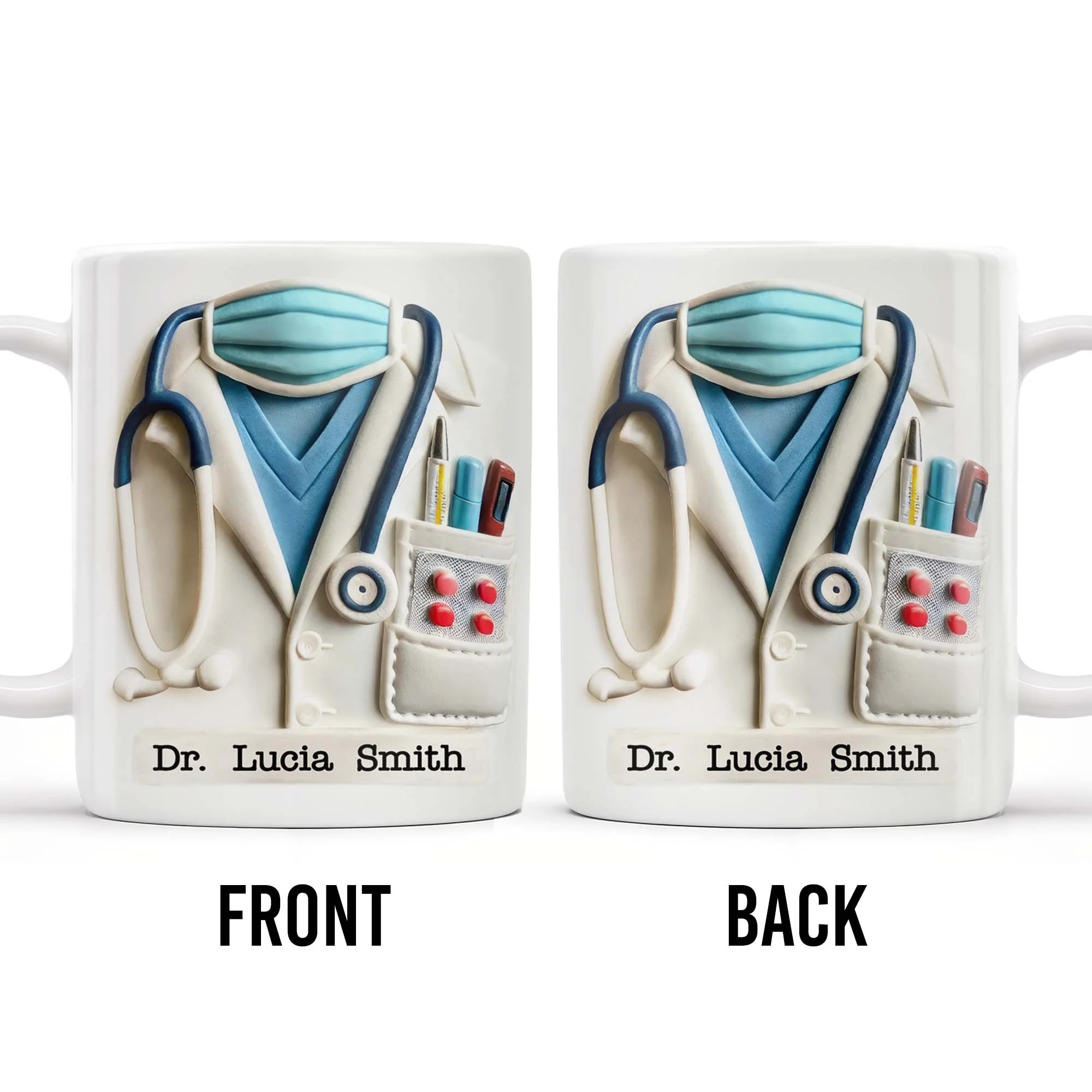 Celebrate Everyday Heroes With Medical Professional Gifts, Personalized Custom Coffee Mug - Image 8