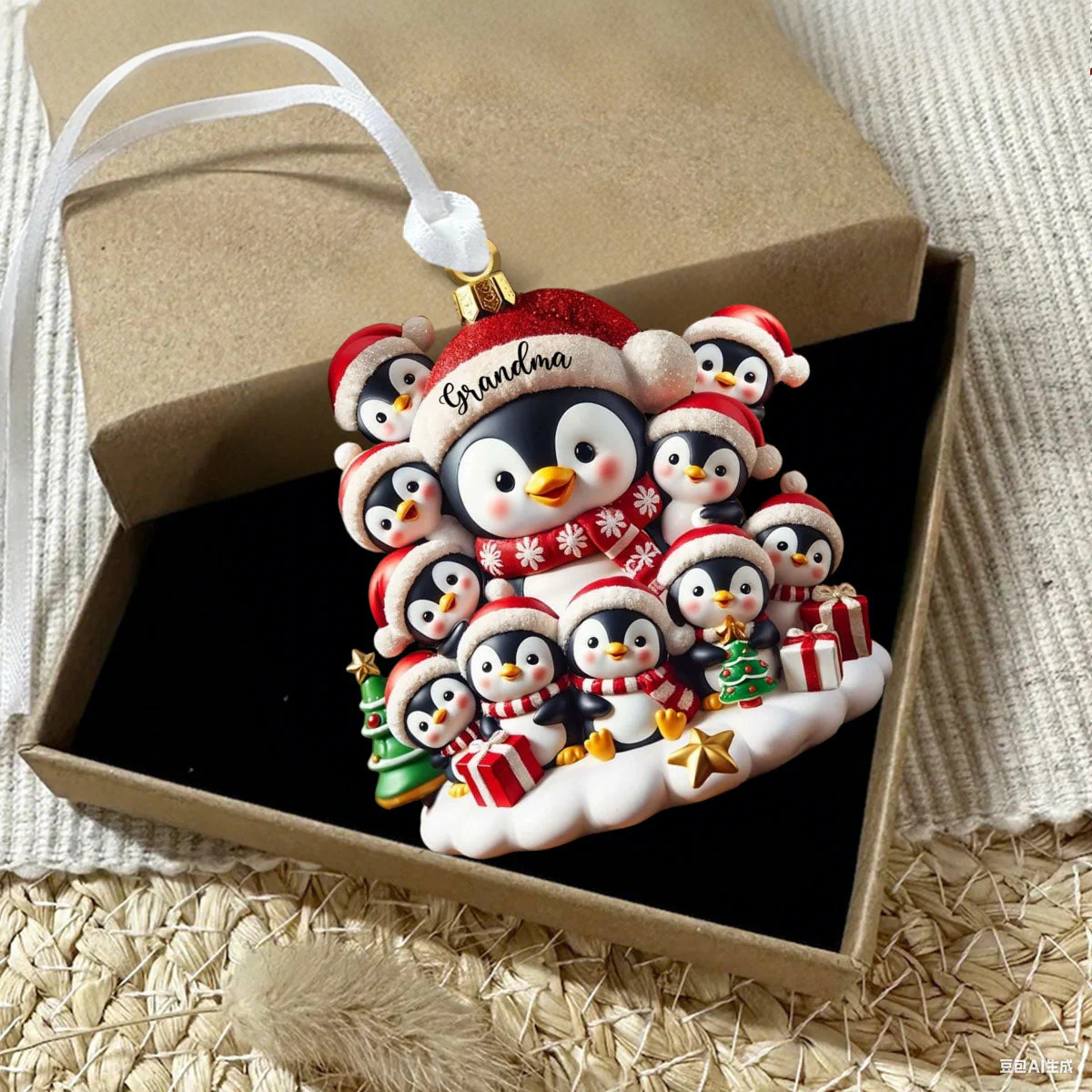 Celebrate Family Love - Personalized Custom Acrylic Ornament - Gift For Family And Collectors - Image 4