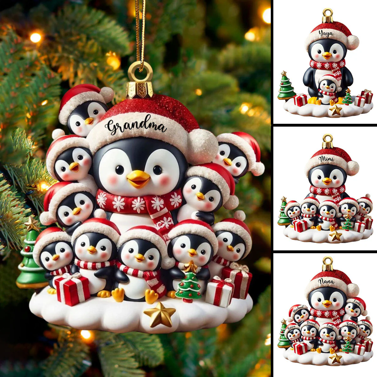 Celebrate Family Love - Personalized Custom Acrylic Ornament - Gift For Family And Collectors - Image 5