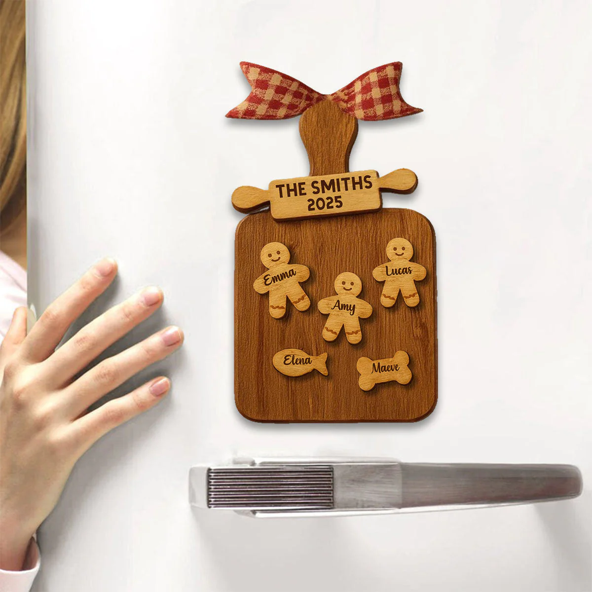 Celebrate Your Family With Cookie Figures Decal, Personalized Custom Decal Gift - Image 2