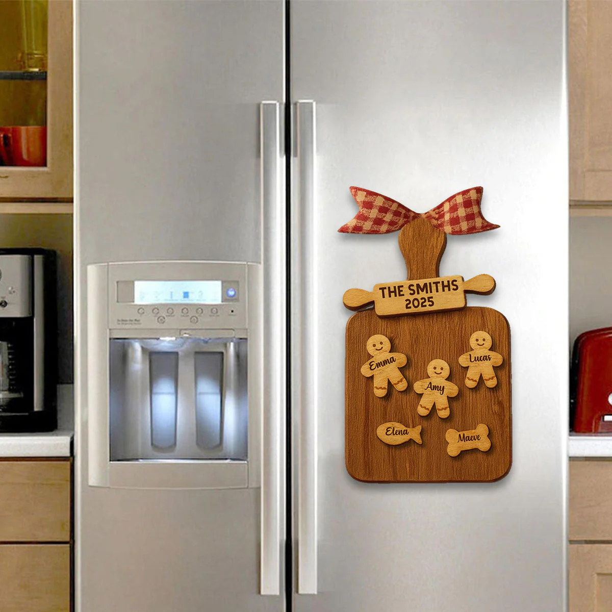 Celebrate Your Family With Cookie Figures Decal, Personalized Custom Decal Gift - Image 5