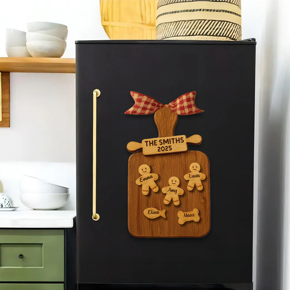 Celebrate Your Family With Cookie Figures Decal, Personalized Custom Decal Gift - Image 6