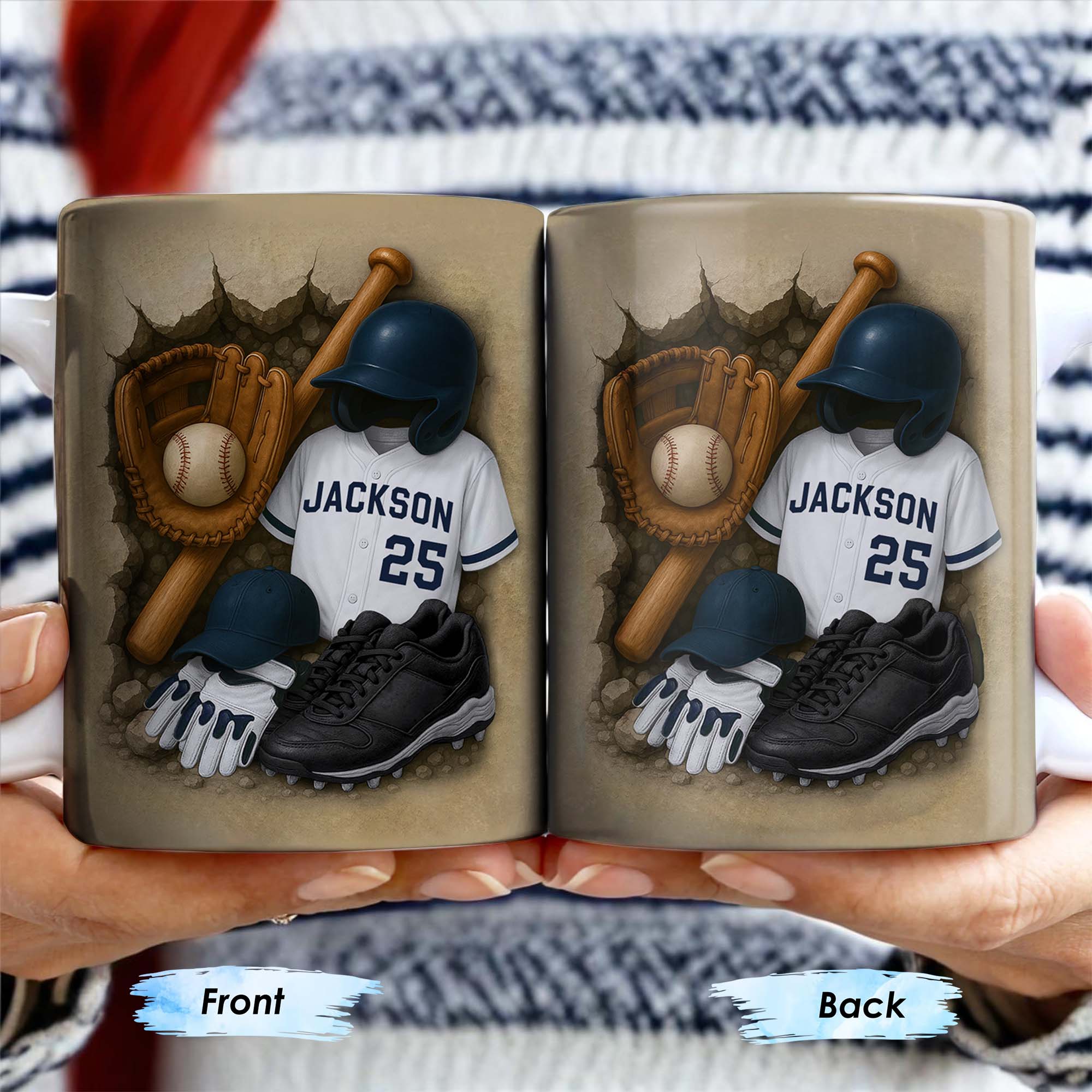 Celebrate Your Favorite Baseball Moments, Baseball and Sports Gear, Personalized Custom Coffee Mug - Image 4