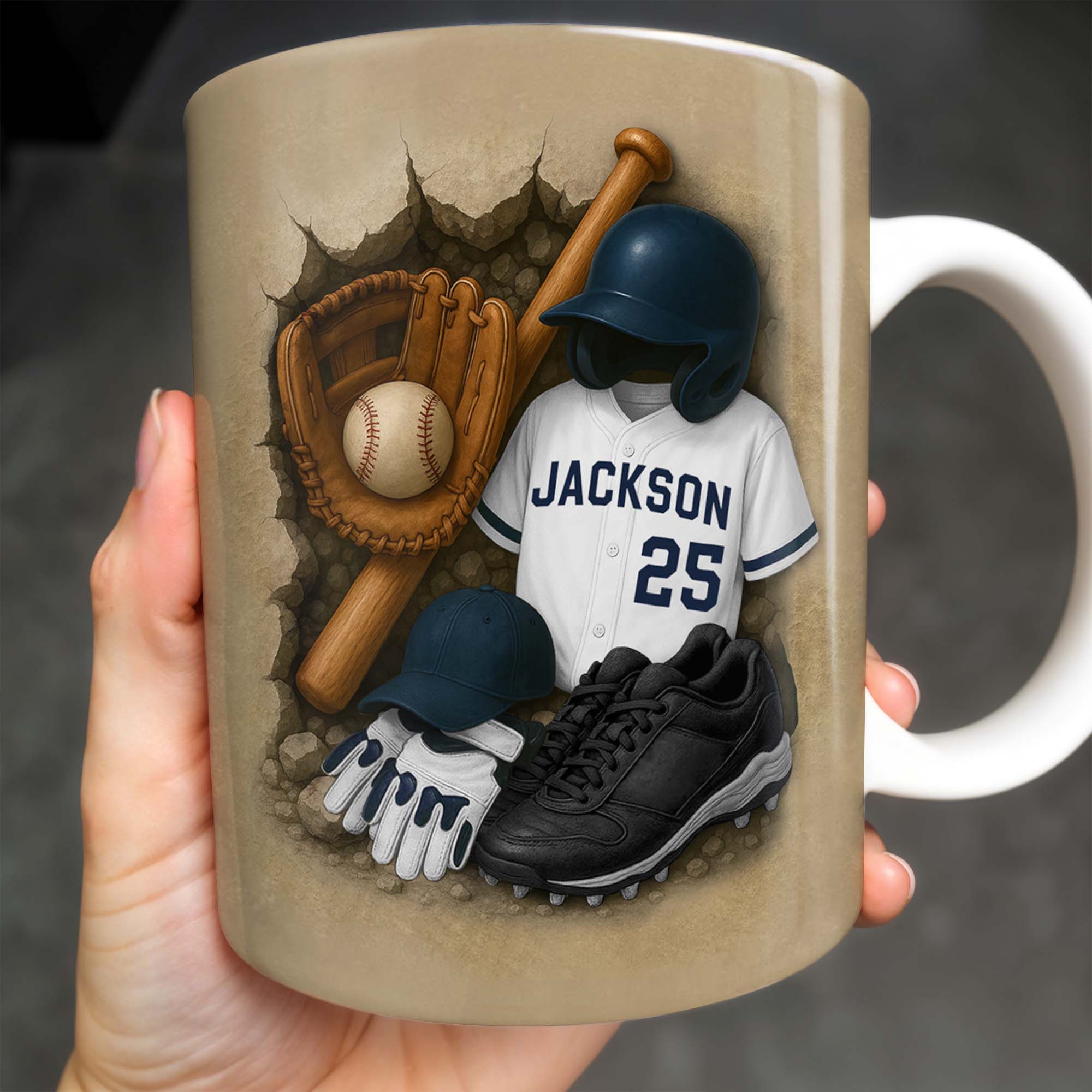 Celebrate Your Favorite Baseball Moments, Baseball and Sports Gear, Personalized Custom Coffee Mug - Image 5