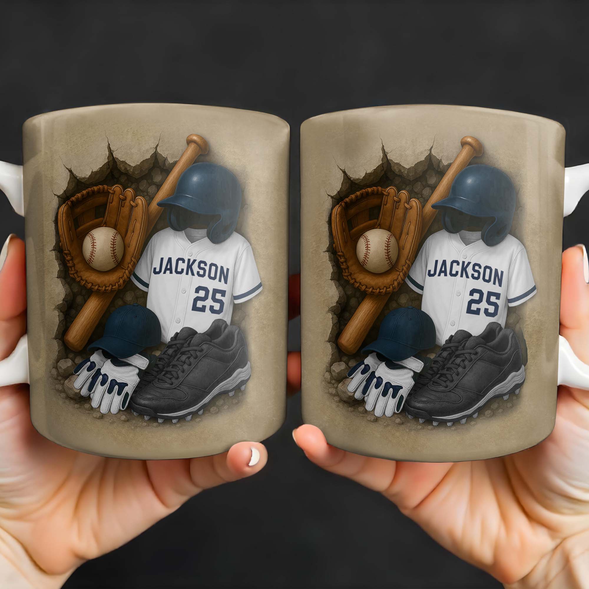 Celebrate Your Favorite Baseball Moments, Baseball and Sports Gear, Personalized Custom Coffee Mug - Image 6