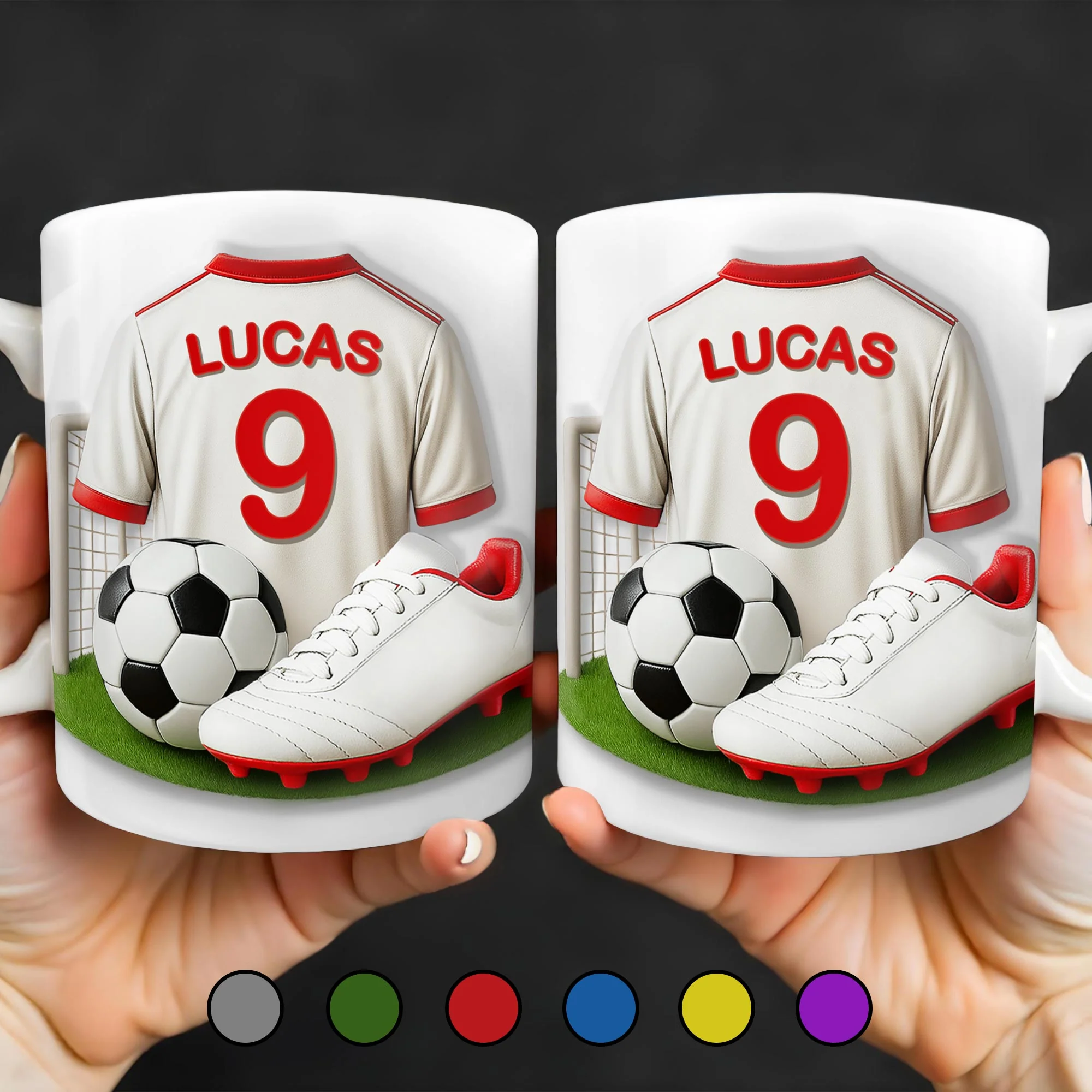 Celebrate Your Passion For Soccer, Personalized Custom Coffee Mug, Gift For Soccer Players - Image 2