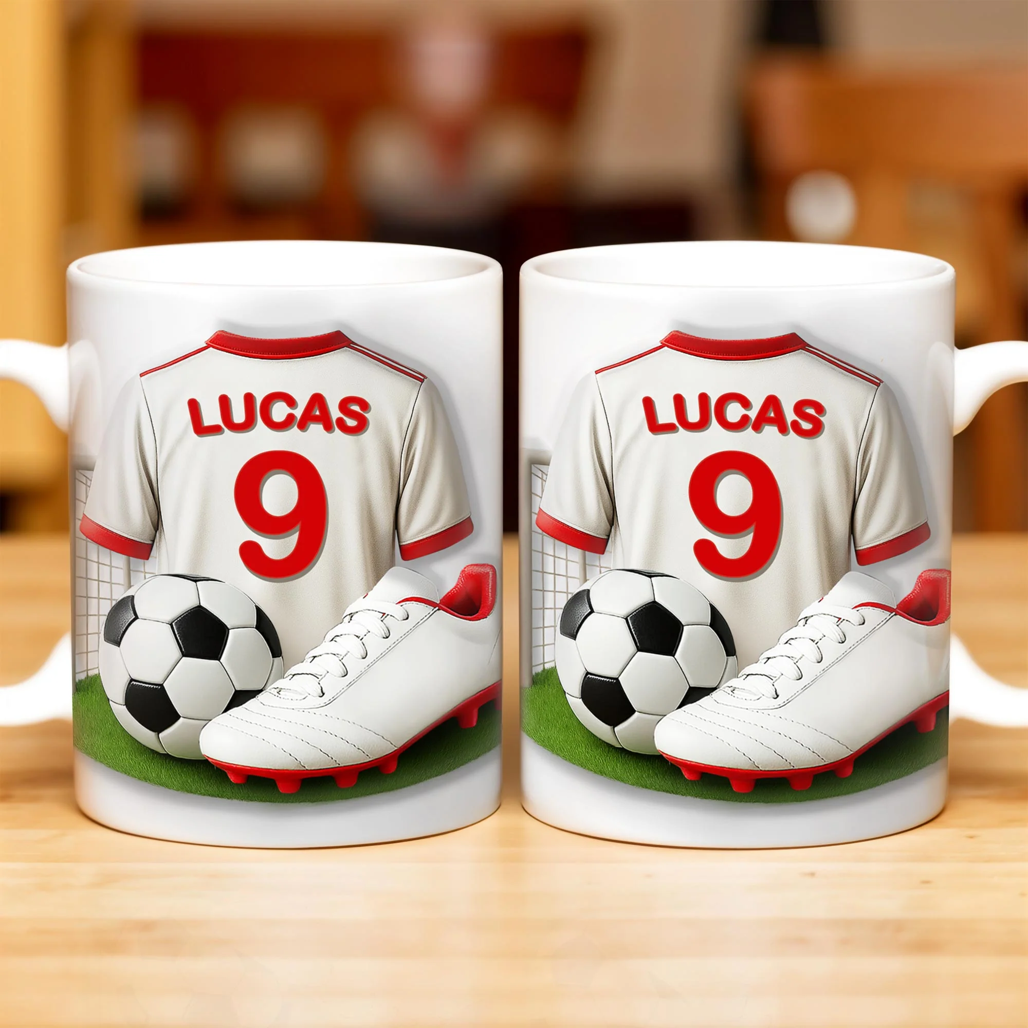 Celebrate Your Passion For Soccer, Personalized Custom Coffee Mug, Gift For Soccer Players - Image 4