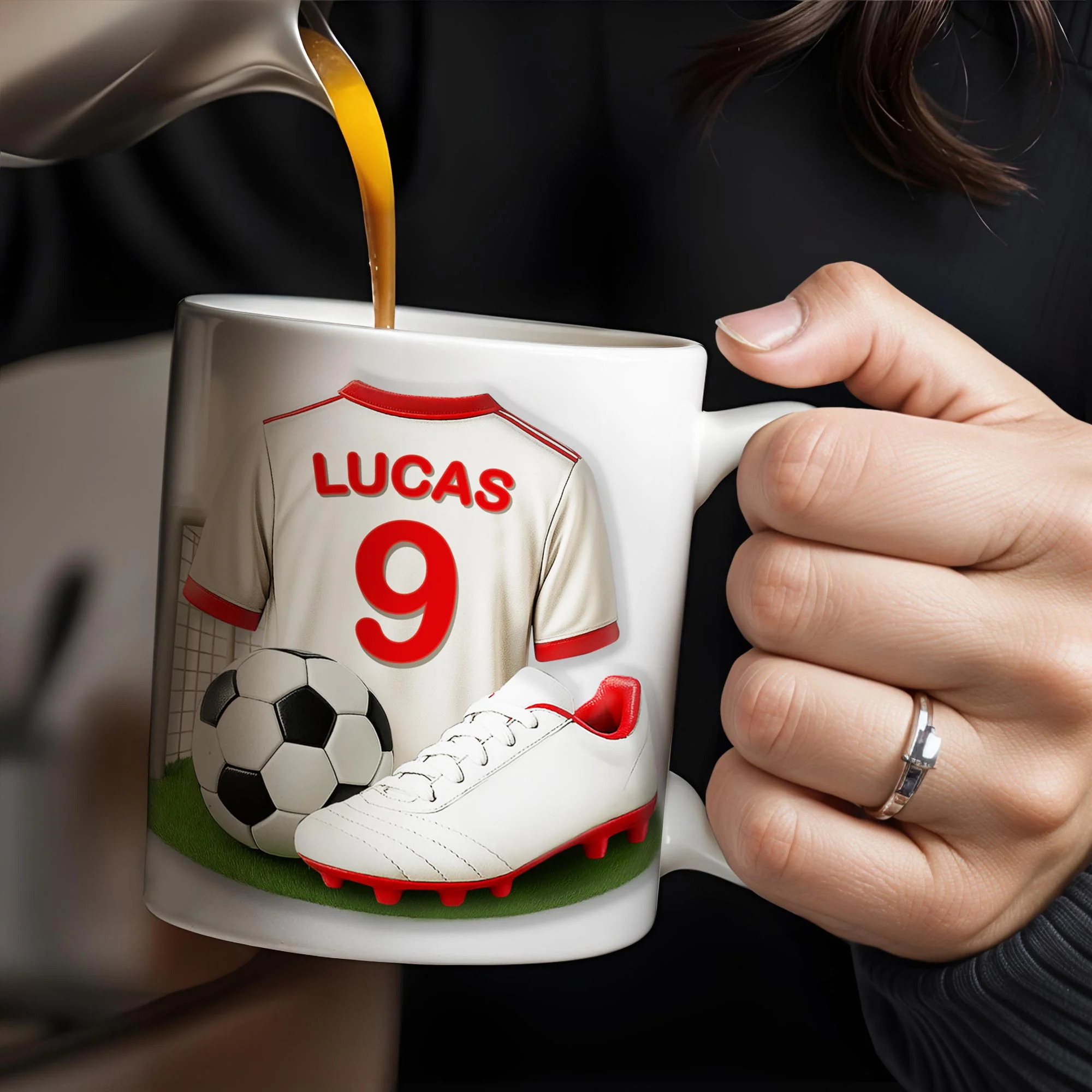 Celebrate Your Passion For Soccer, Personalized Custom Coffee Mug, Gift For Soccer Players - Image 5