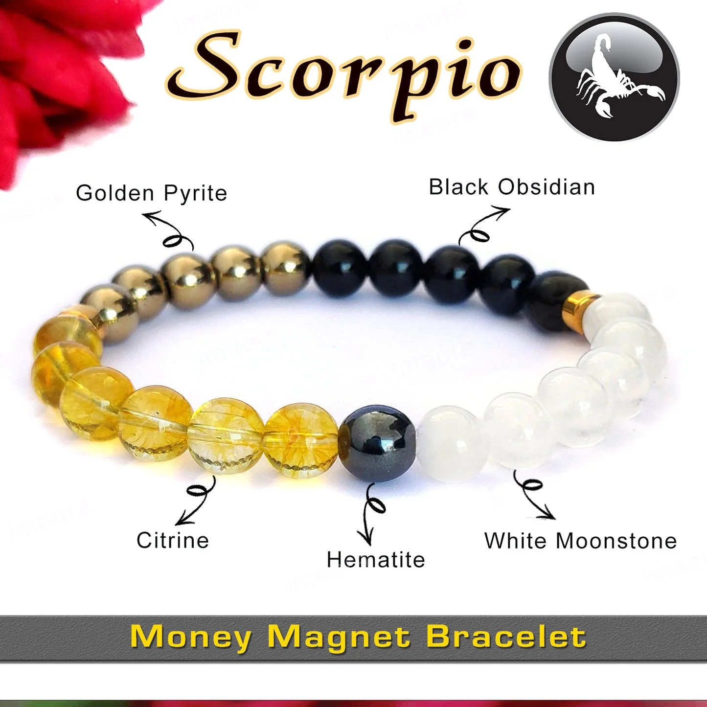 Certified Money Attraction Bracelet By Zodiac Signs - Image 10