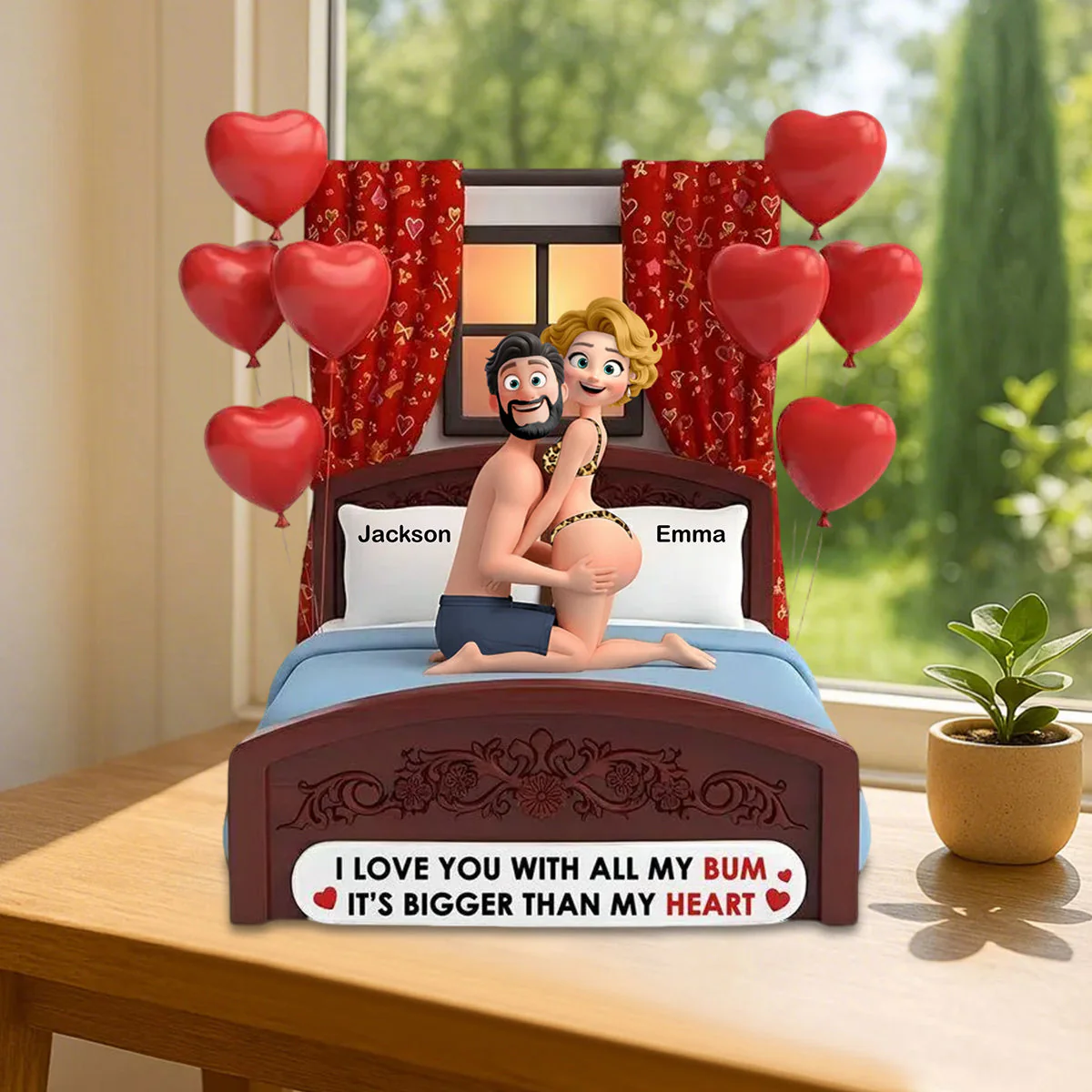Cheeky Couple Personalized Acrylic Plaque Gifts For Couple - Image 5