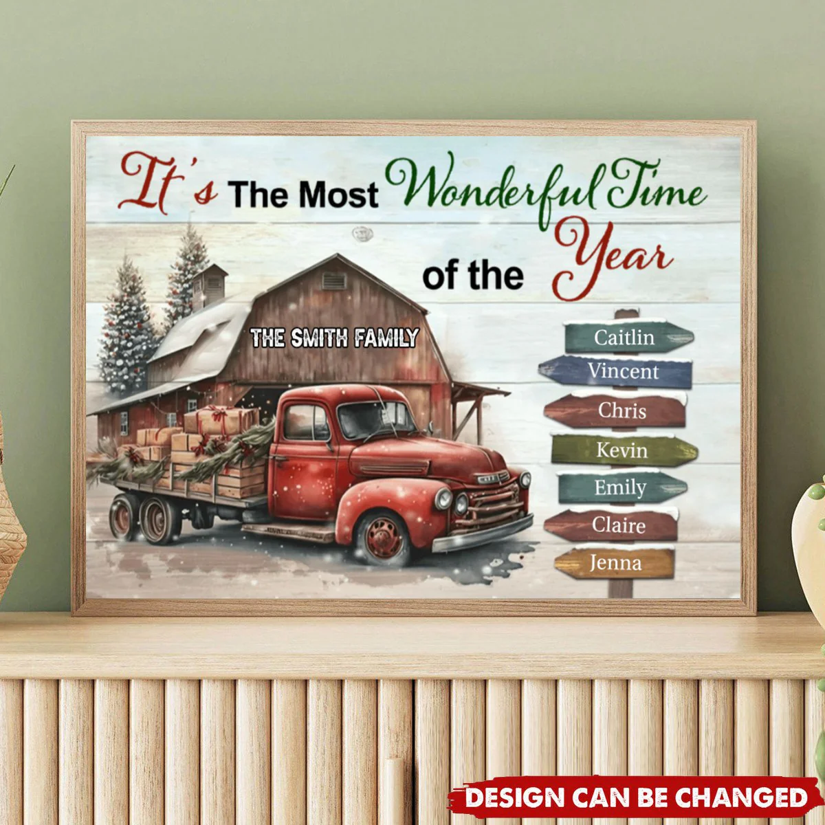 Christmas Art Holiday Decorations, Holiday Printable Christmas Poster - Image 4