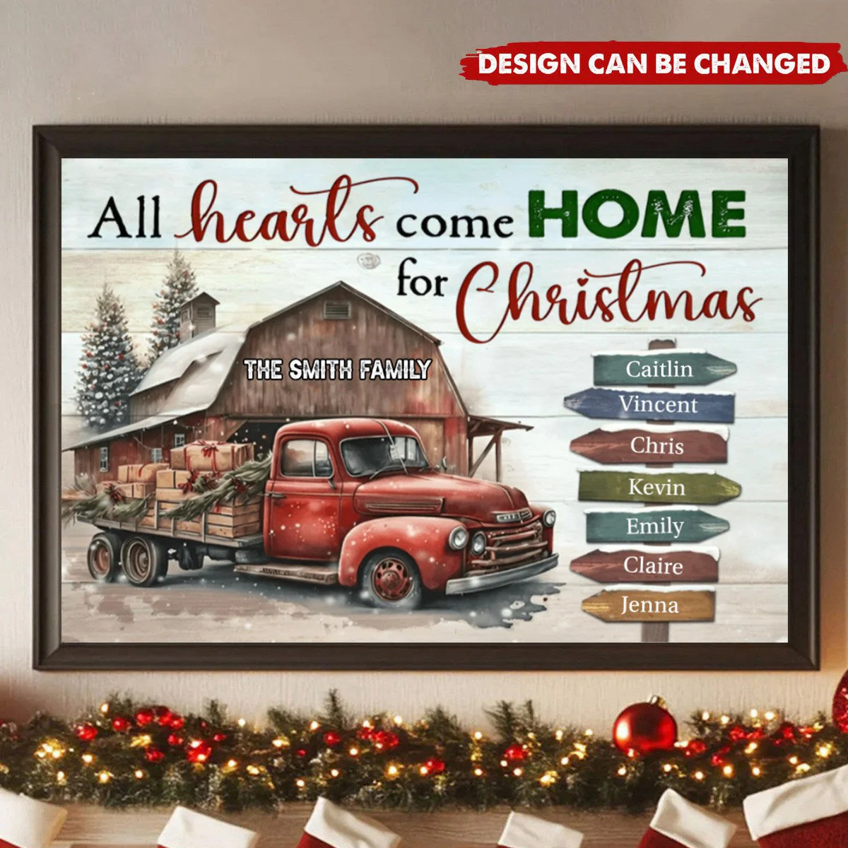 Christmas Art Holiday Decorations, Holiday Printable Christmas Poster - Image 6