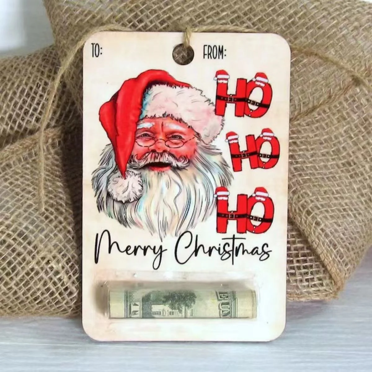 Christmas Money Holders Gift Wooden Ornament - Image 7